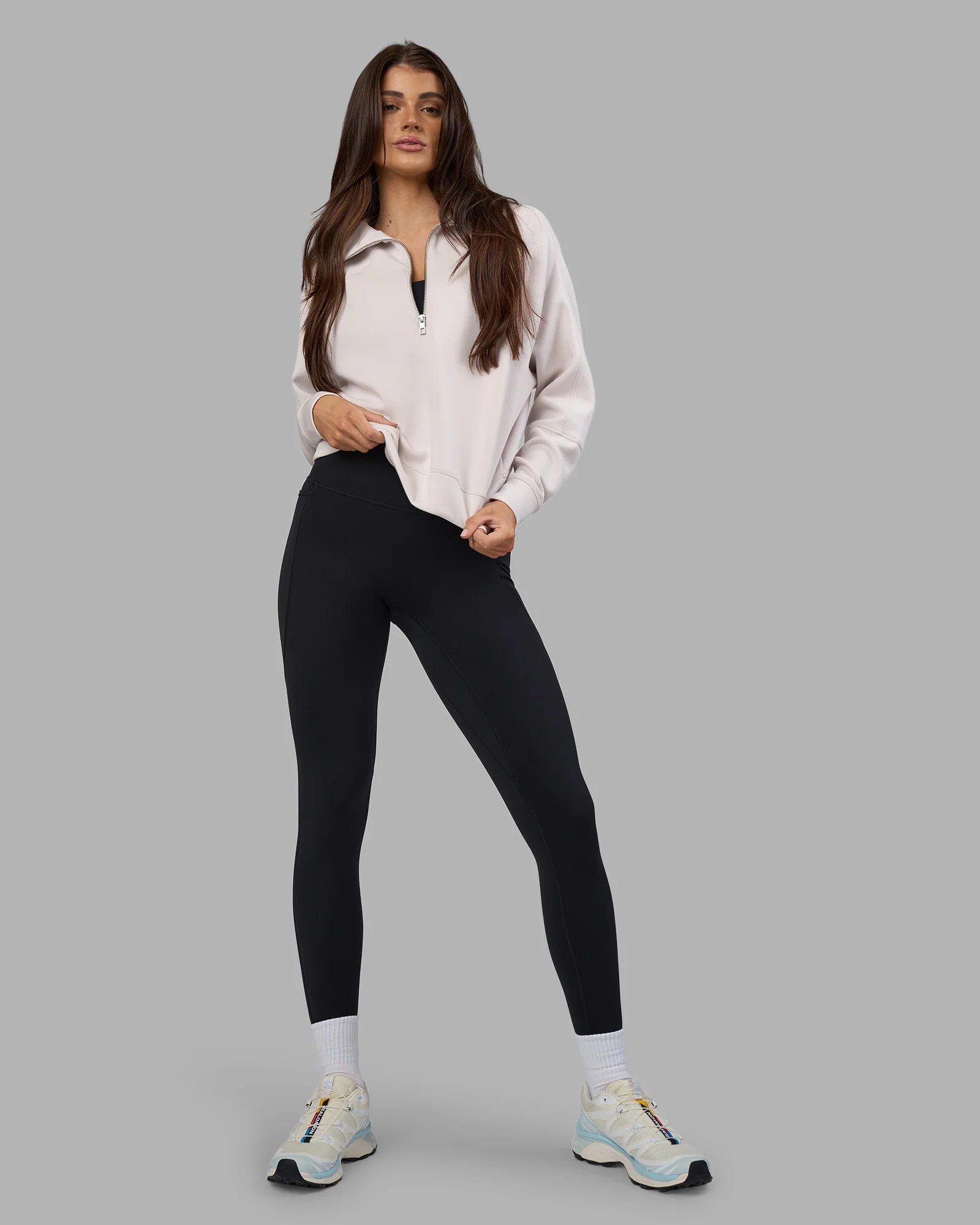 Elevate SoftTouch 1/2 Zip Sweater - Clay-Clay