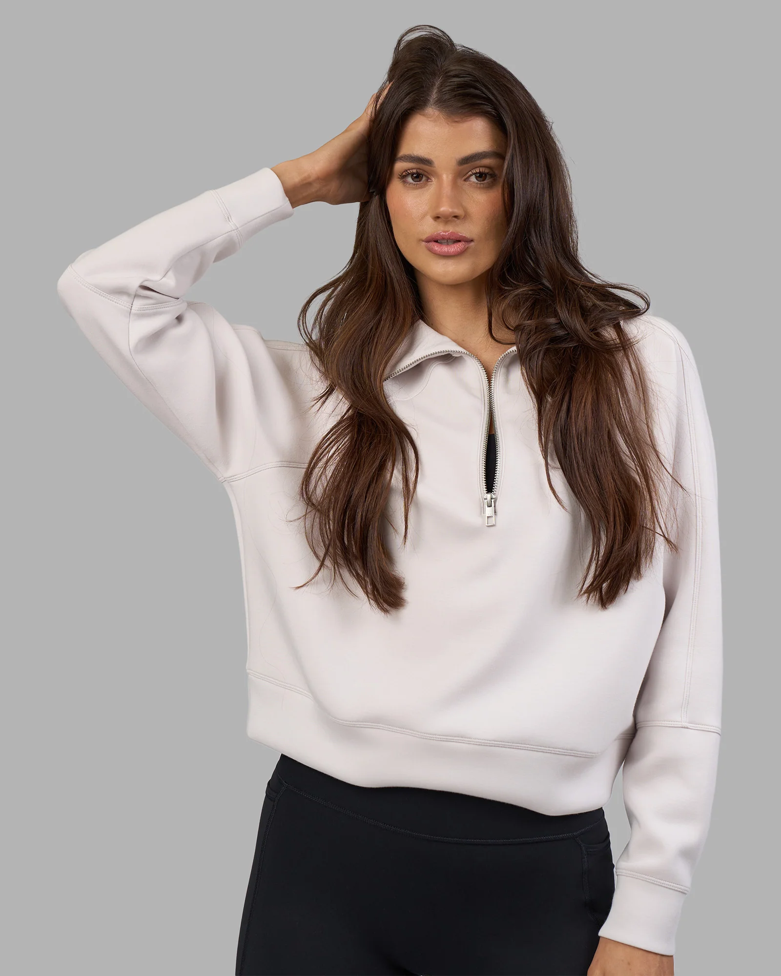 Elevate SoftTouch 1/2 Zip Sweater - Clay-Clay