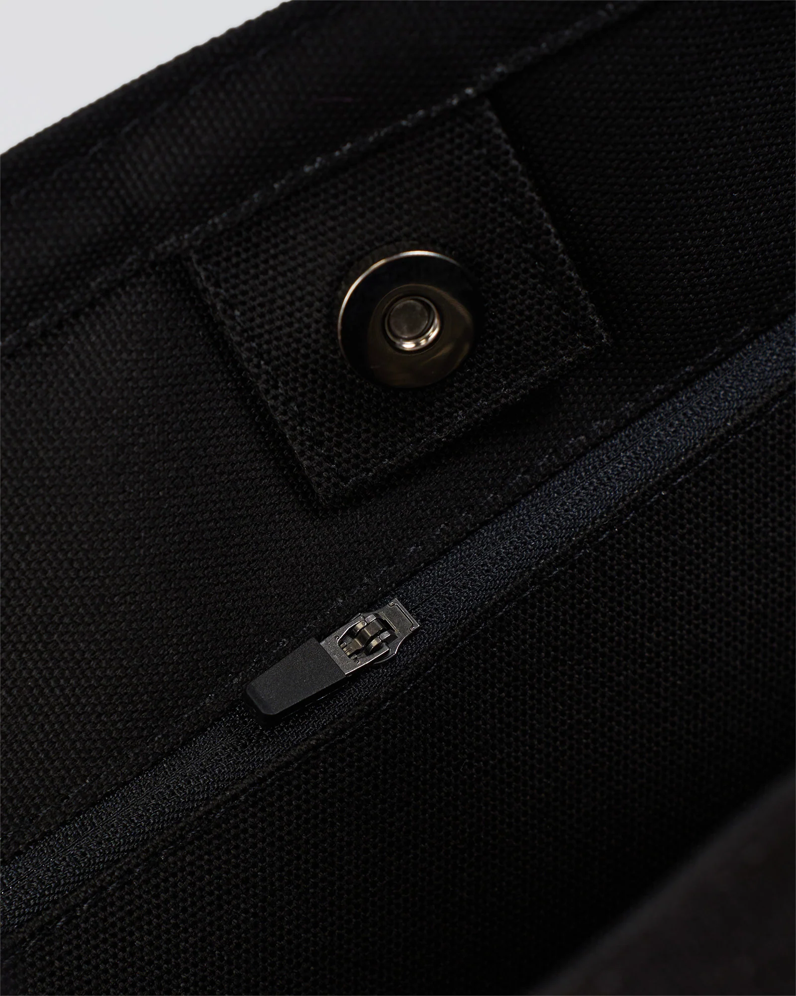 Hold It All Canvas Tote - Black