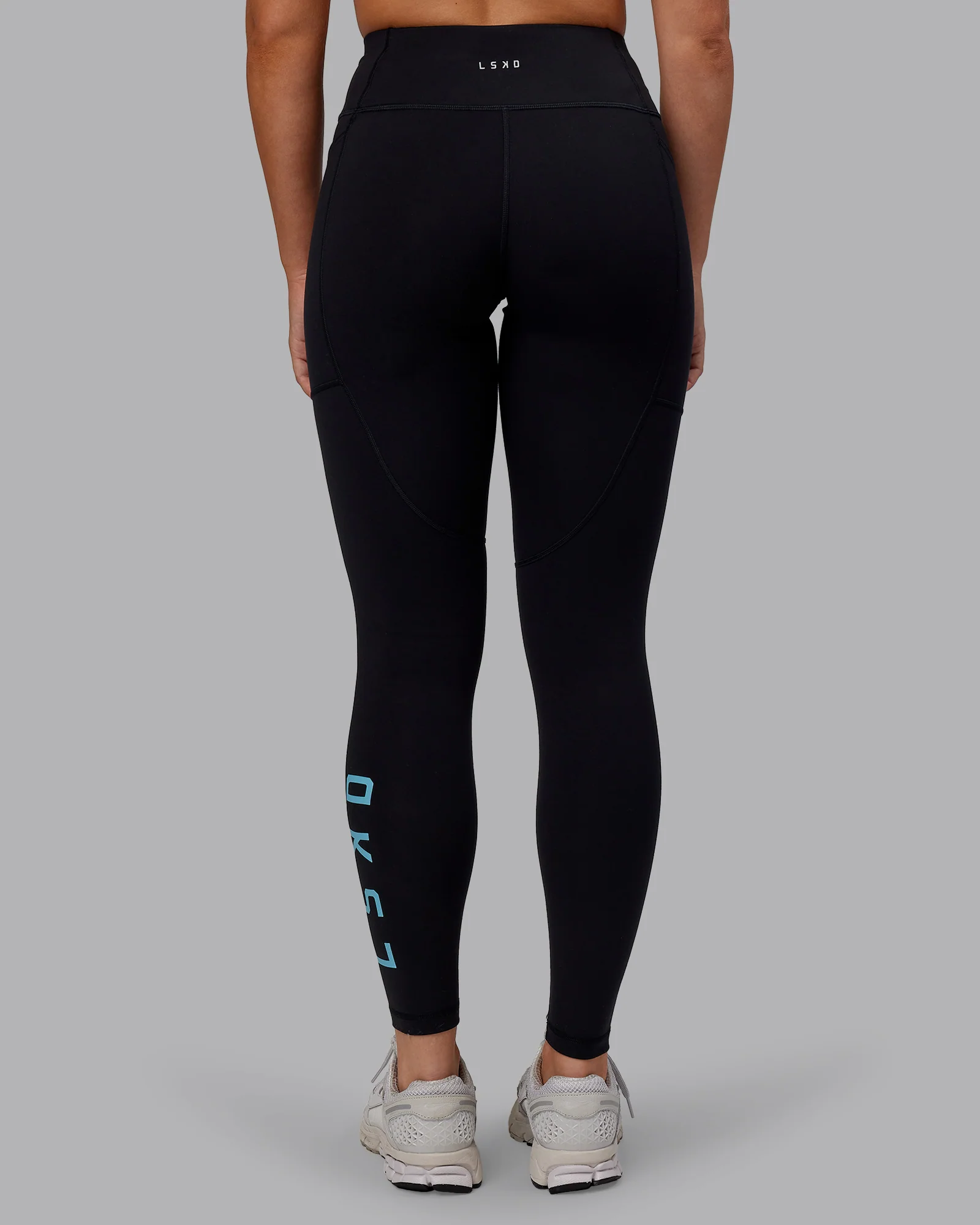 Rep Ultra High-Rise Full Length Legging Pockets - Black-Retro Blue 4 Rep Ultra High-Rise Full Length Legging Pockets - Black-Retro Blue