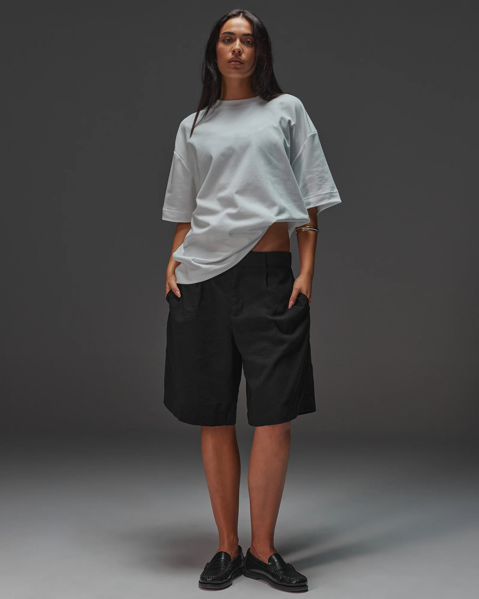 AfterDark ZeroCrease Oversized Tee - White 7 AfterDark ZeroCrease Oversized Tee - White