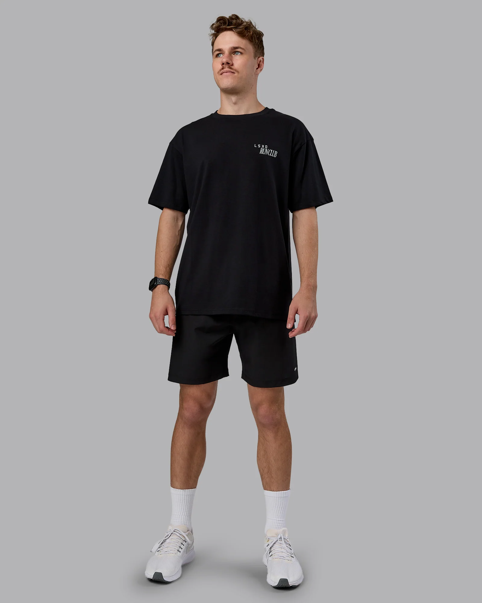 Run Love FLXCotton Oversized Tee - Black-Reflective 11 Run Love FLXCotton Oversized Tee - Black-Reflective