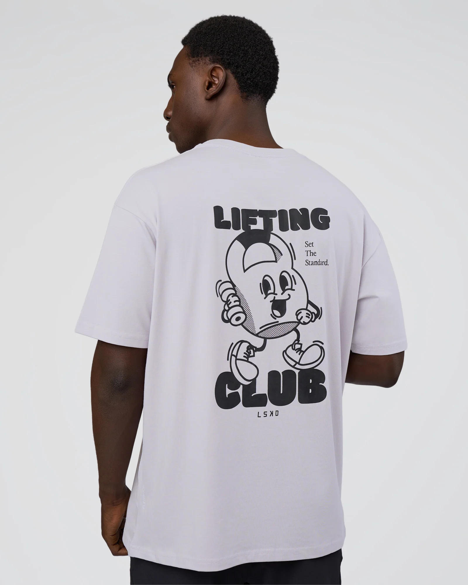 Kettle B FLXCotton Oversized Tee - Galactic Lilac-Black 3 Kettle B FLXCotton Oversized Tee - Galactic Lilac-Black
