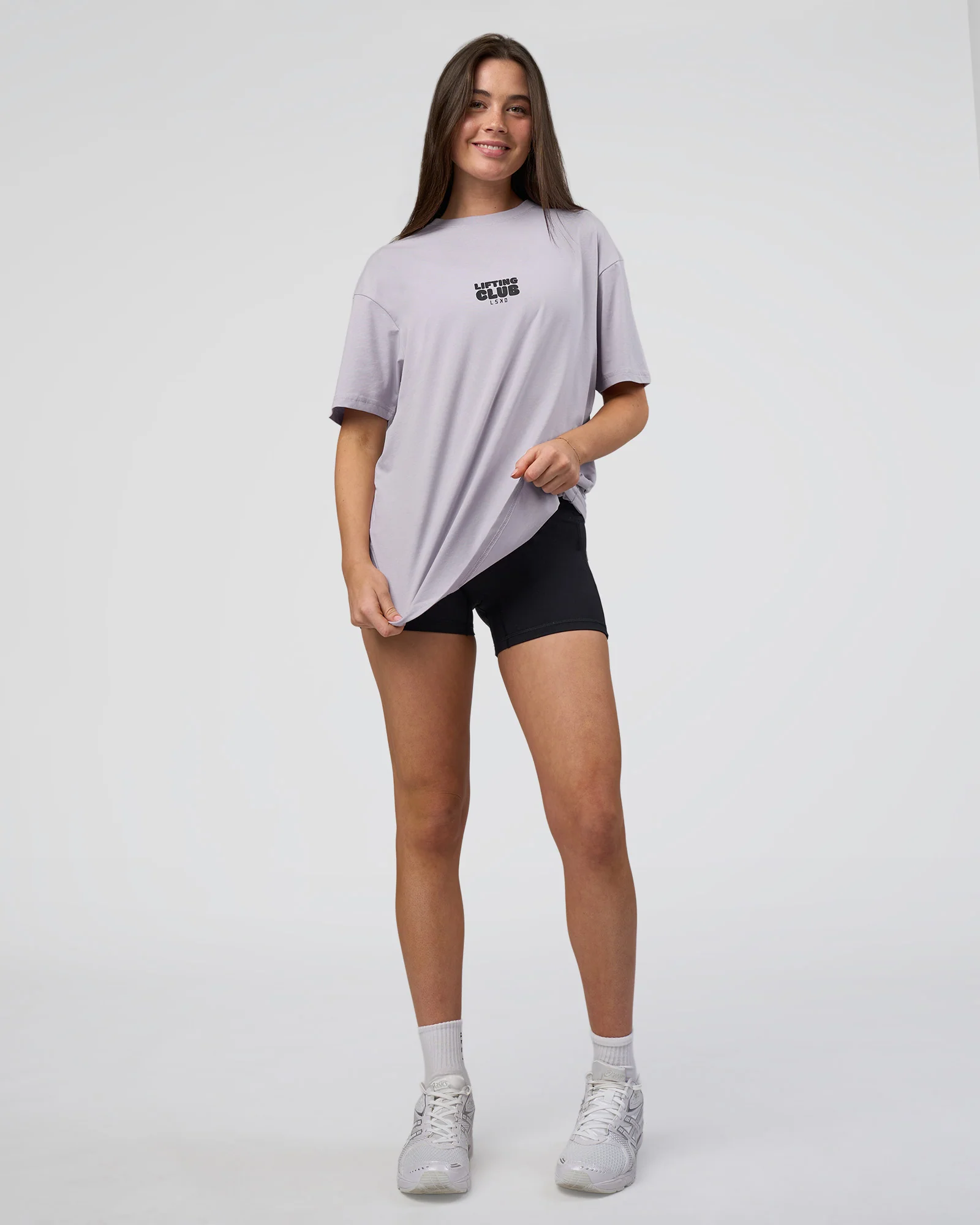 Kettle B FLXCotton Oversized Tee - Galactic Lilac-Black 7 Kettle B FLXCotton Oversized Tee - Galactic Lilac-Black
