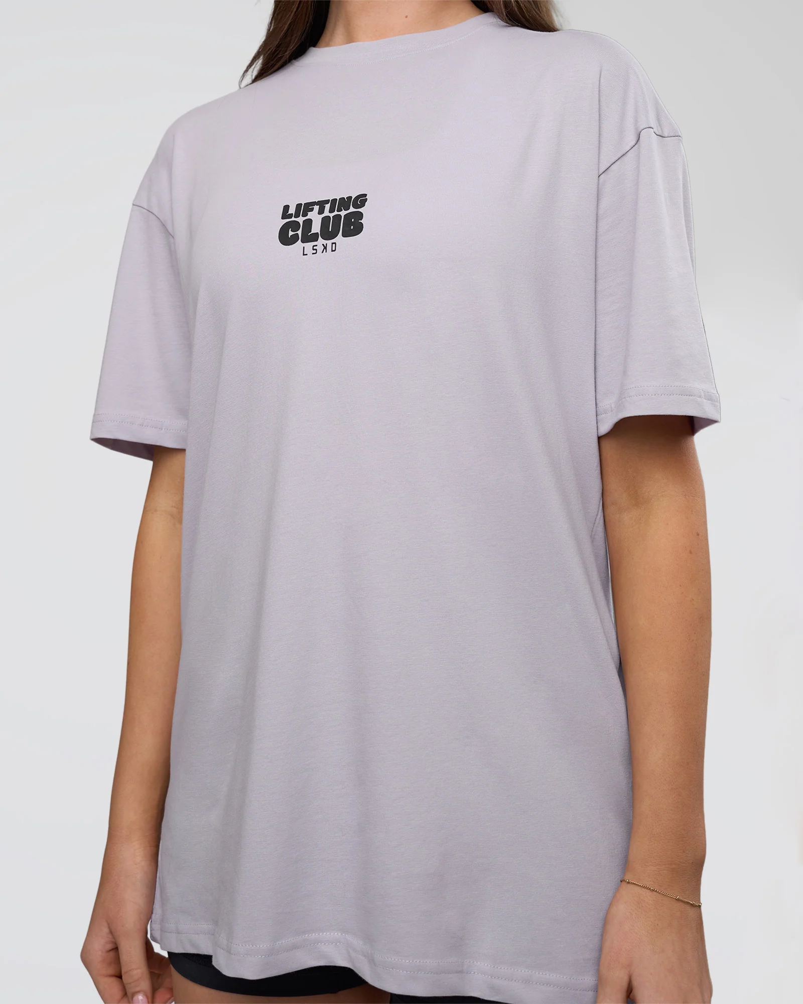 Kettle B FLXCotton Oversized Tee - Galactic Lilac-Black 9 Kettle B FLXCotton Oversized Tee - Galactic Lilac-Black
