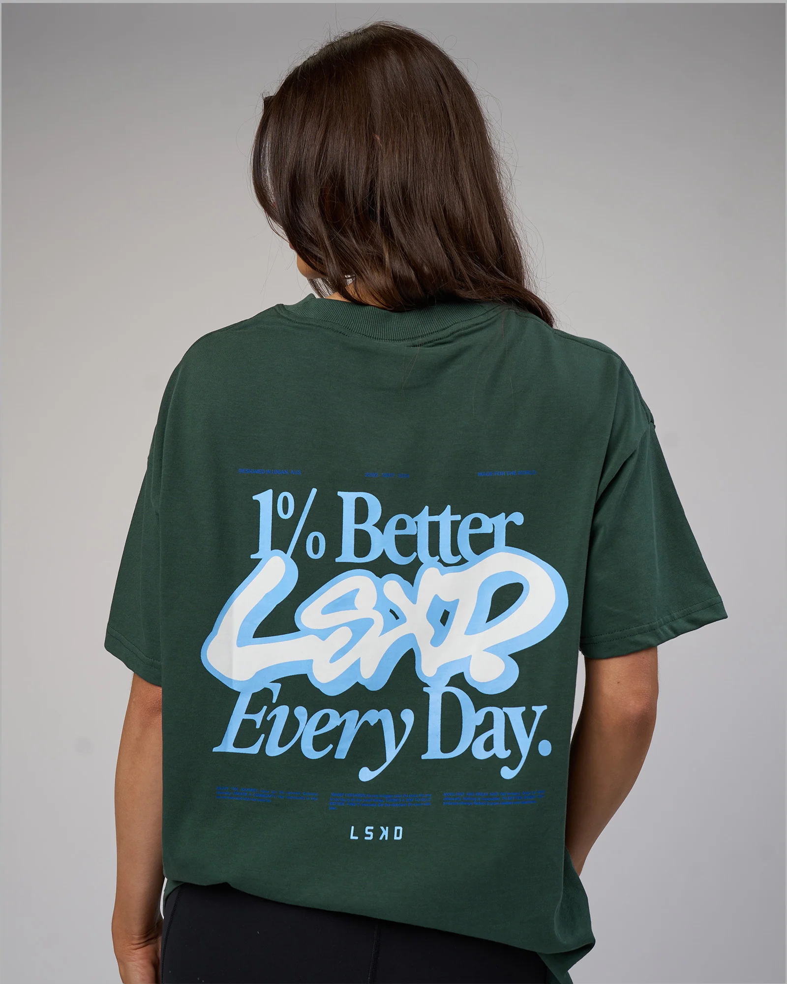 Break Through Heavyweight Oversized Tee - Vital Green-Open Air