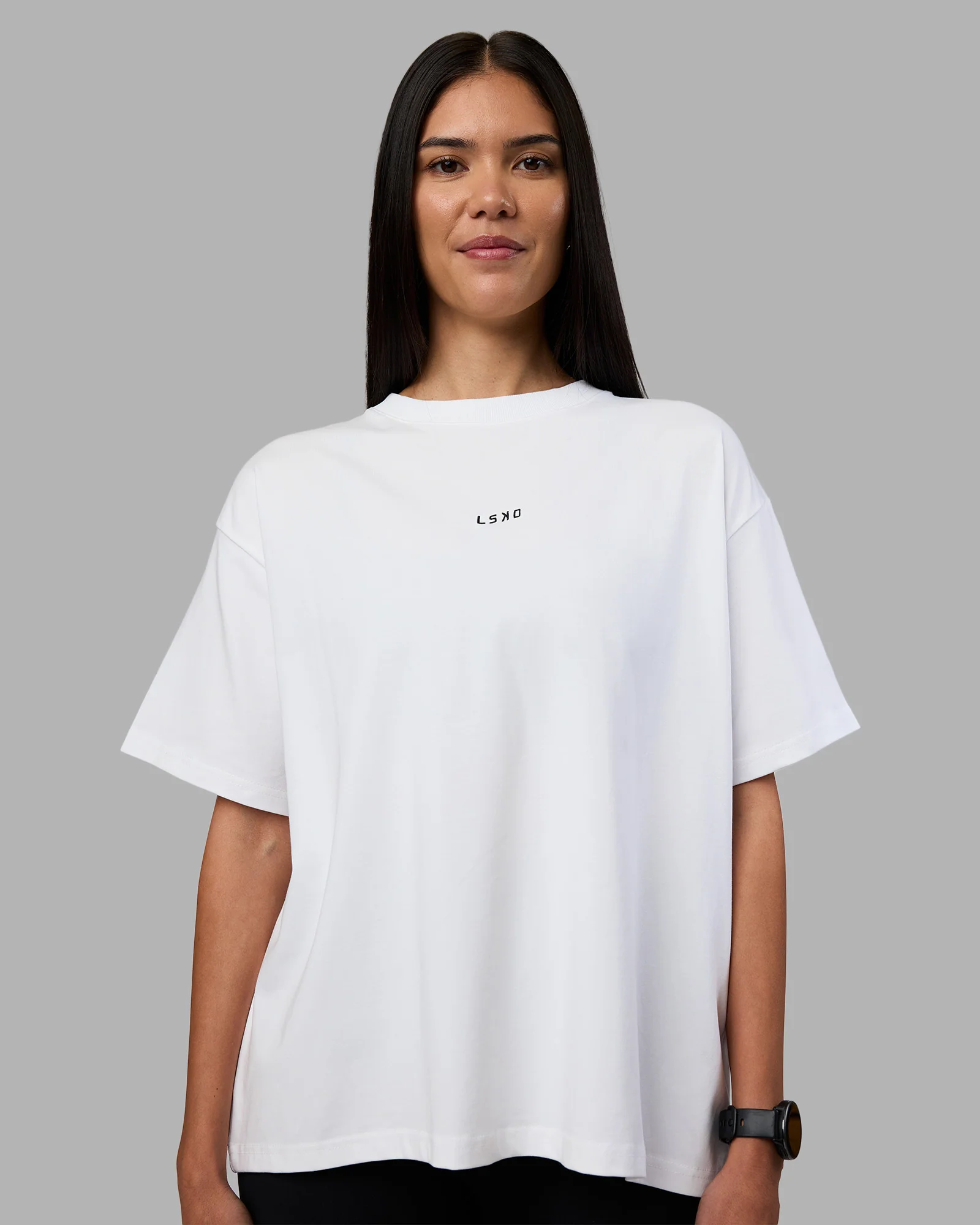 Go-To Heavyweight FLXCotton Oversized Tee - White