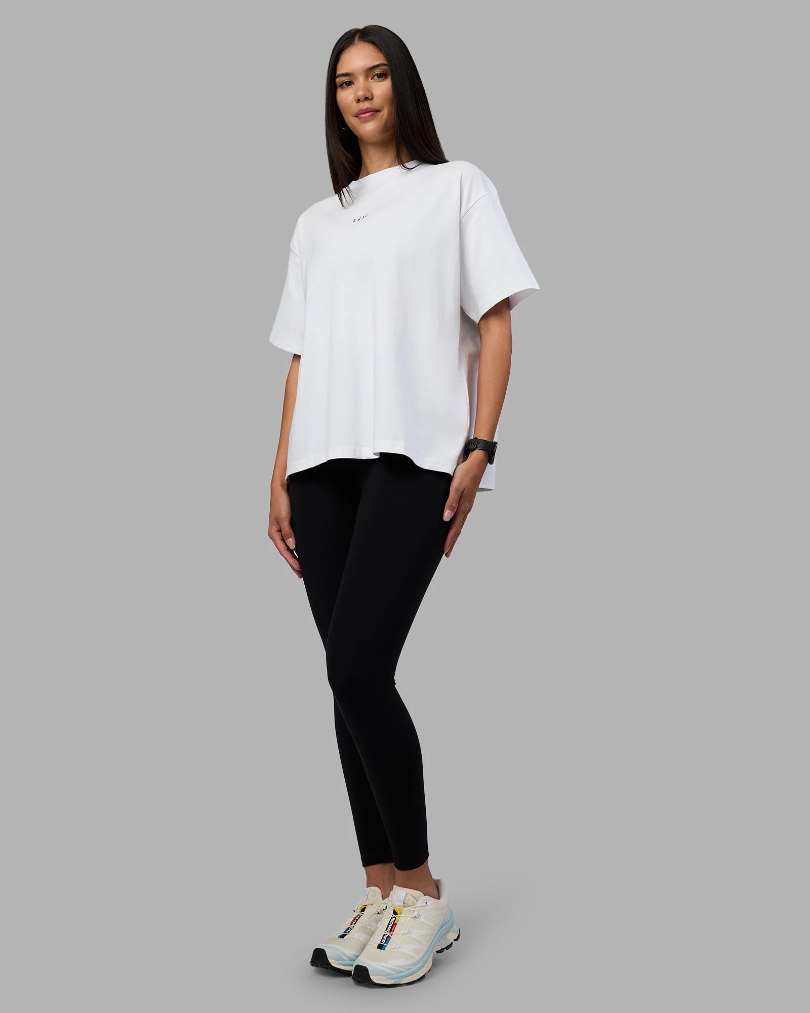 Go-To Heavyweight FLXCotton Oversized Tee - White