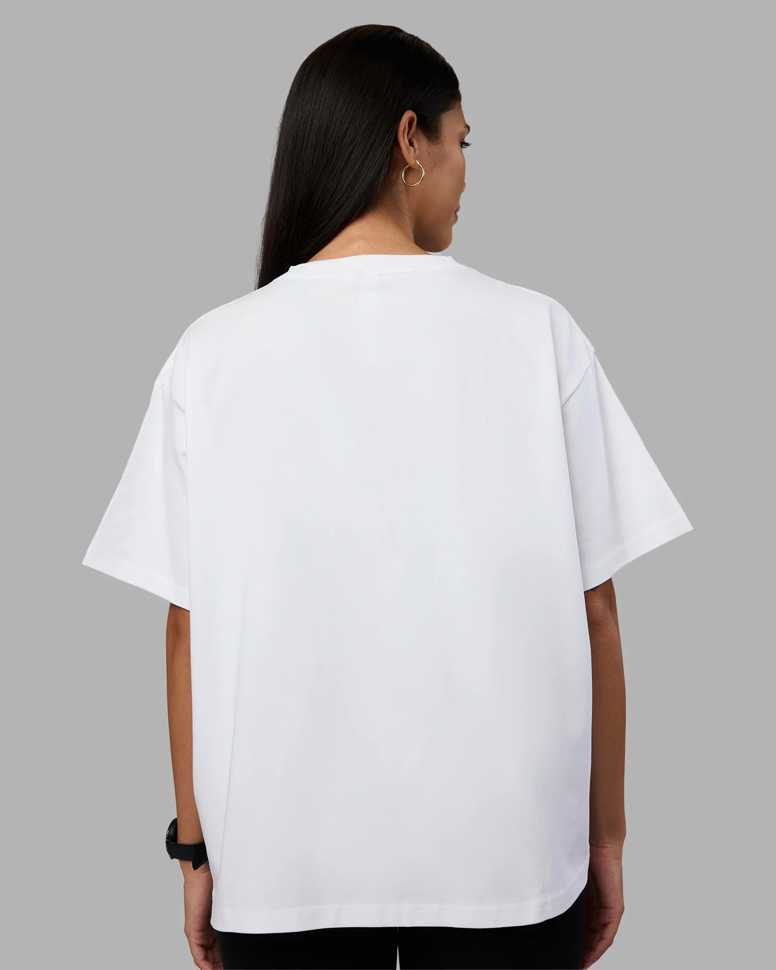 Go-To Heavyweight FLXCotton Oversized Tee - White