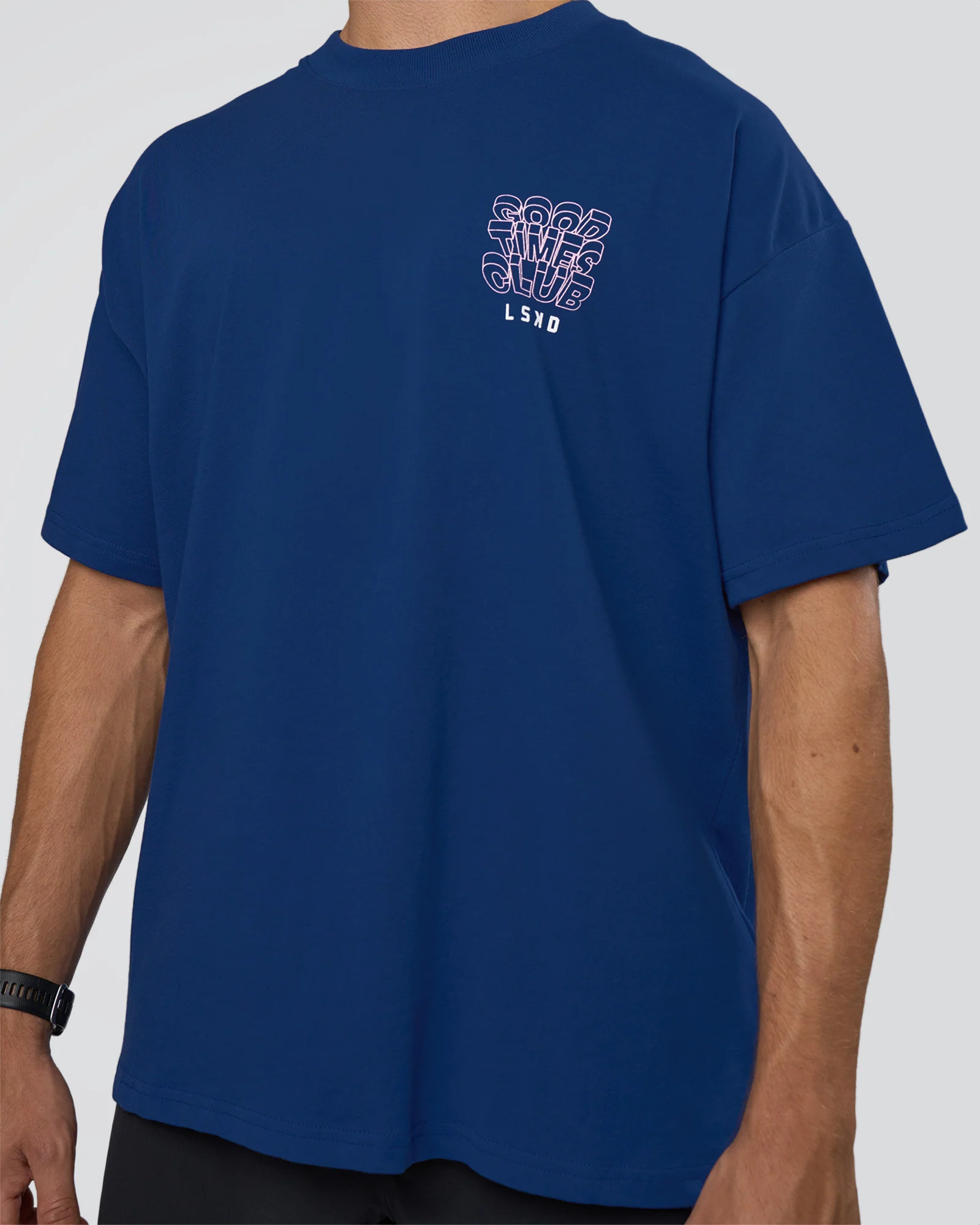GTC Heavyweight Oversized Tee - Washed Midnight Blue-Marsh 7 GTC Heavyweight Oversized Tee - Washed Midnight Blue-Marsh