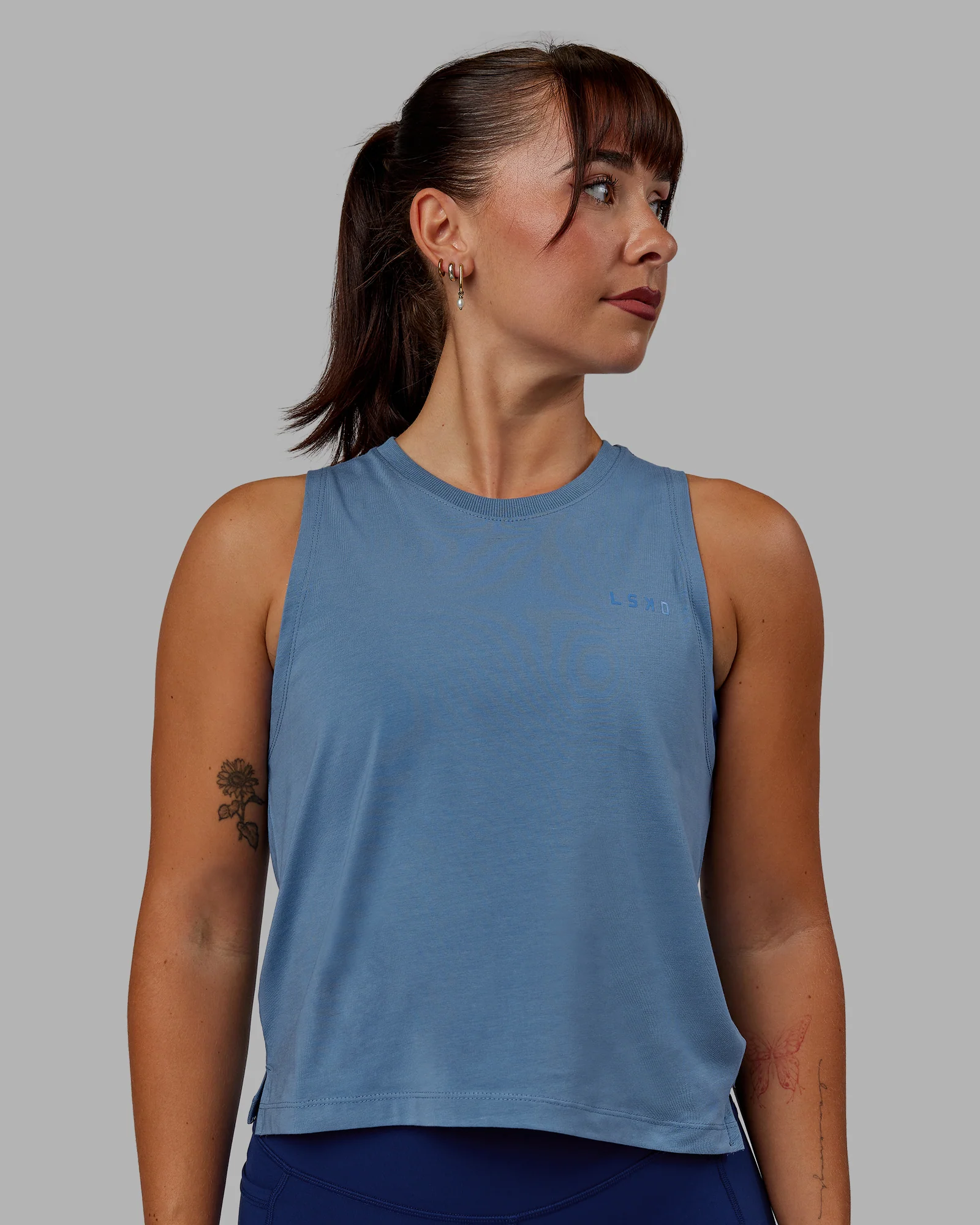 Deluxe PimaFLX Tank - Elemental Blue 2 Deluxe PimaFLX Tank - Elemental Blue
