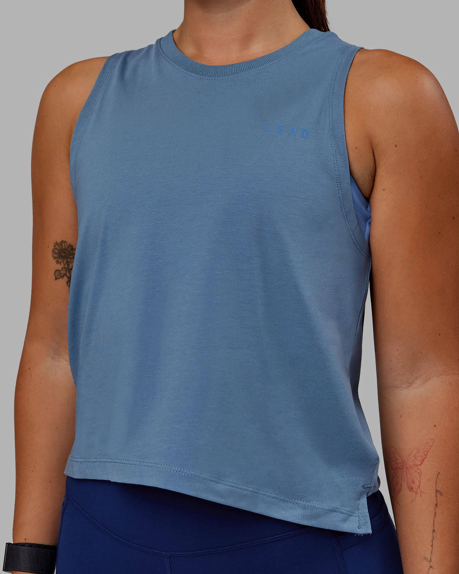 Deluxe PimaFLX Tank - Elemental Blue 6 Deluxe PimaFLX Tank - Elemental Blue