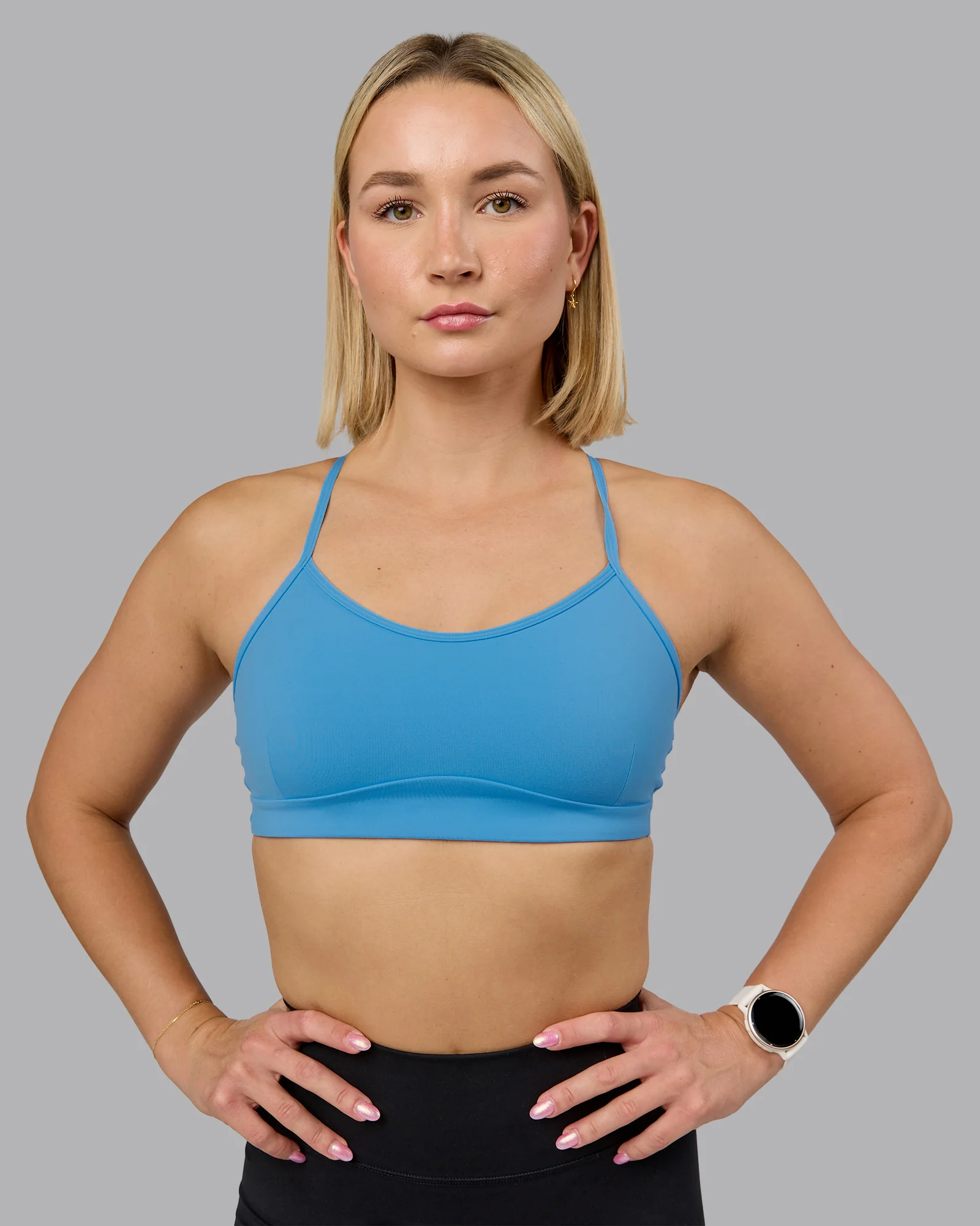 Rush Sports Bra - Azure Blue