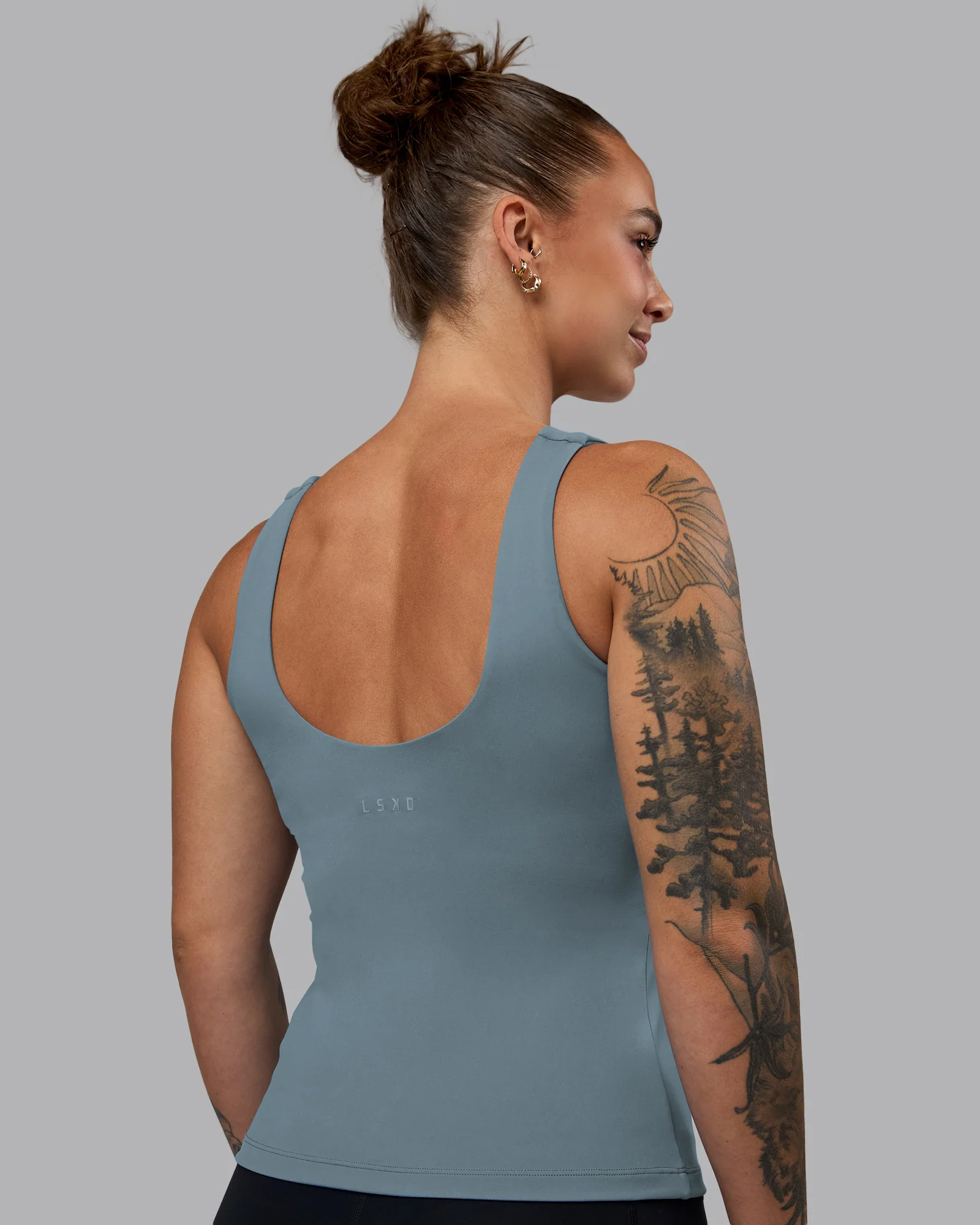 Staple Active Shelf Bra Tank - Elemental Blue 3 Staple Active Shelf Bra Tank - Elemental Blue