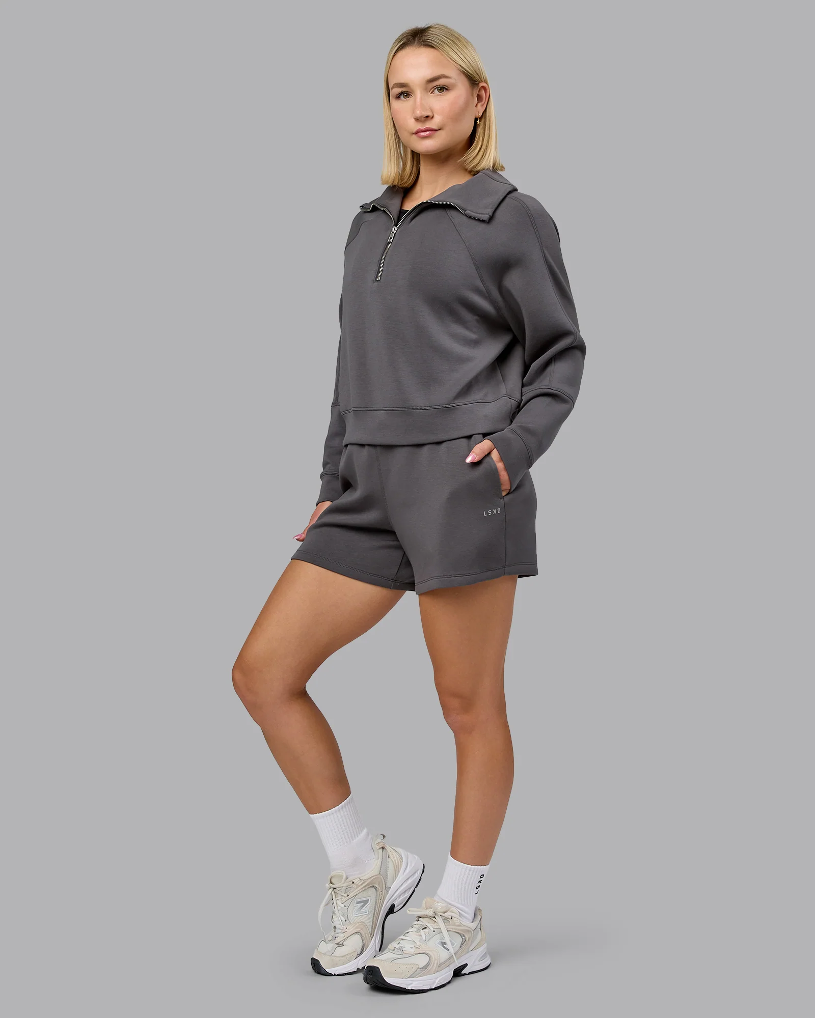 Elevate SoftTouch 1/2 Zip Sweater - Asphalt
