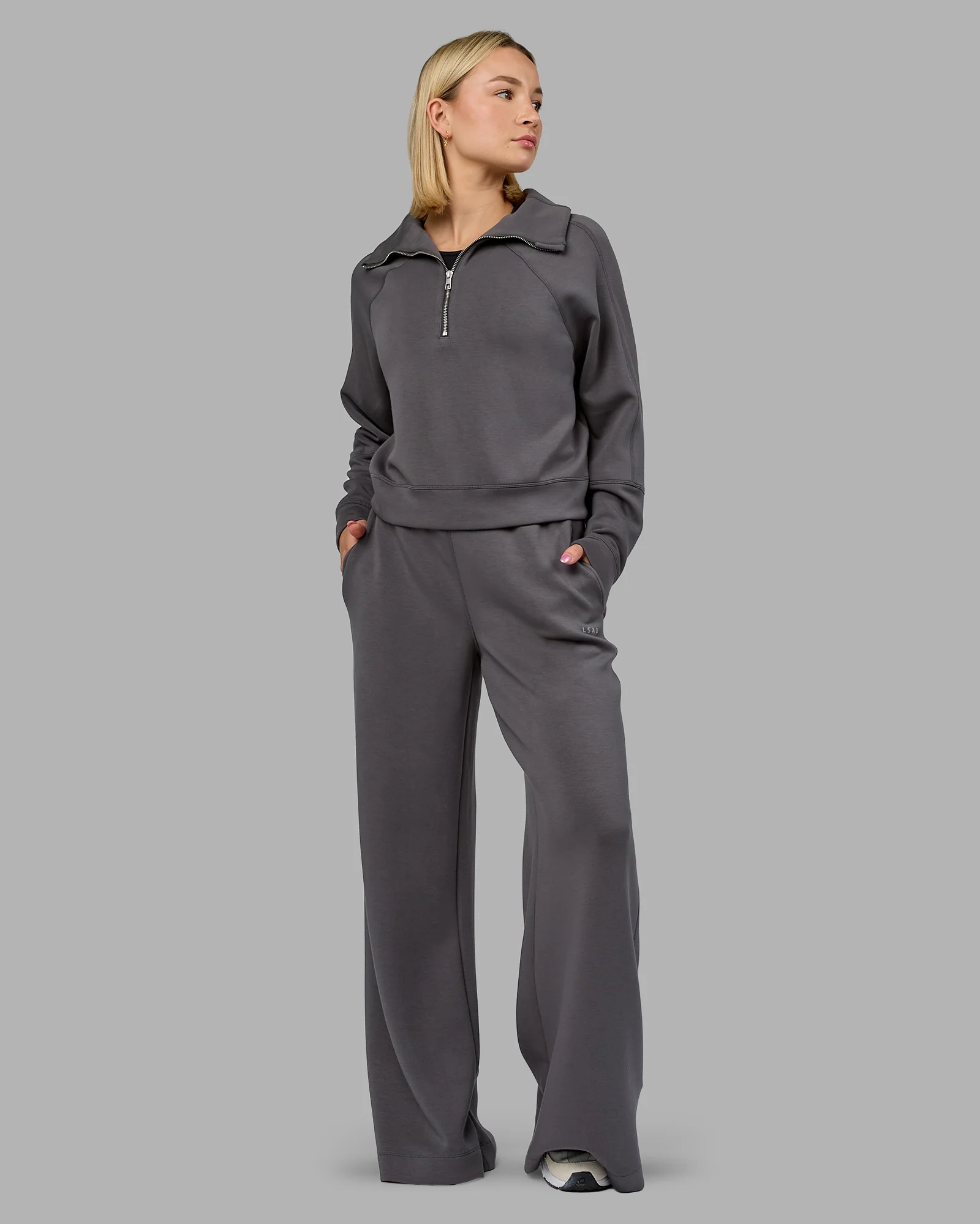Elevate SoftTouch 1/2 Zip Sweater - Asphalt