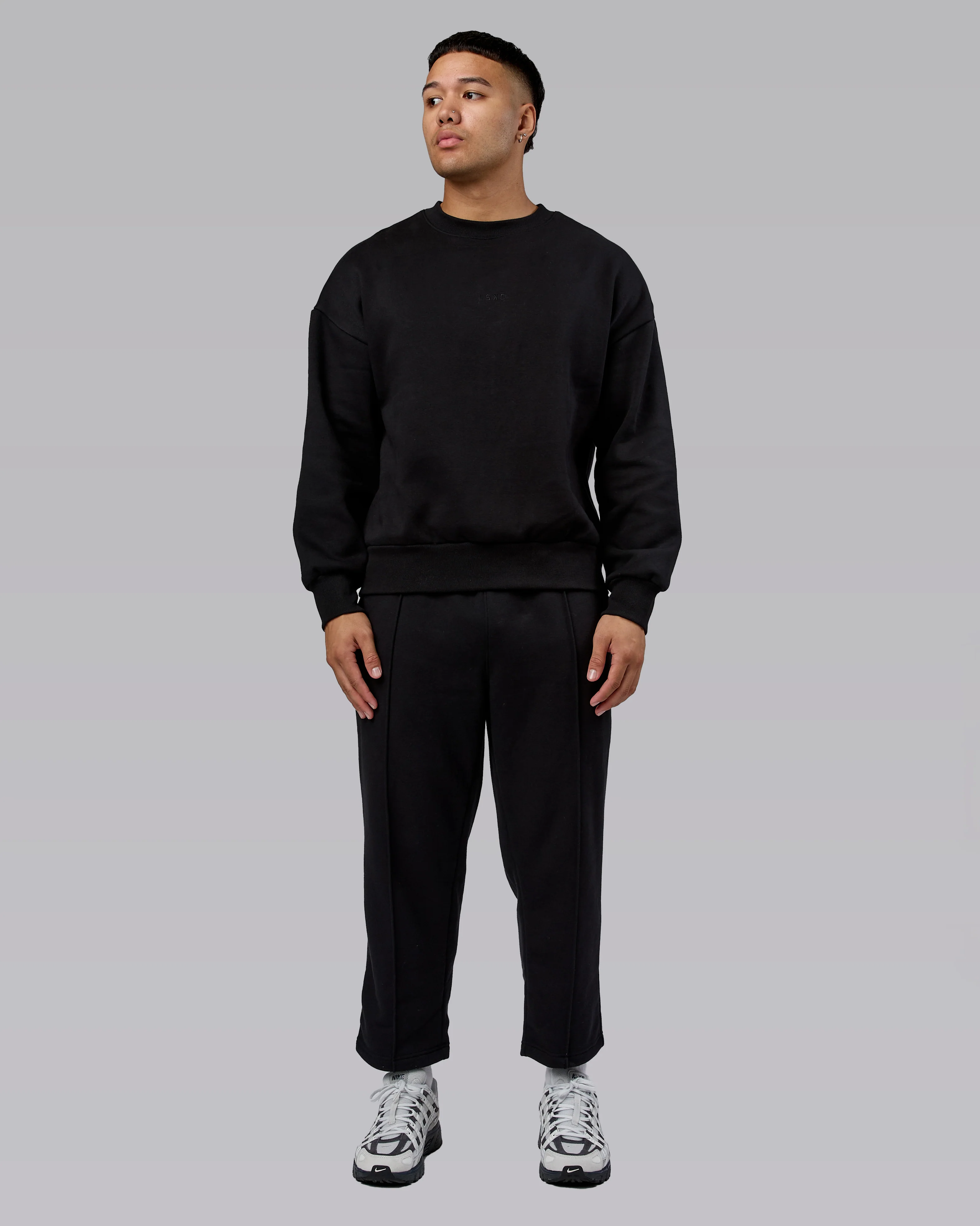 Urban Cropped Track Pant - Black