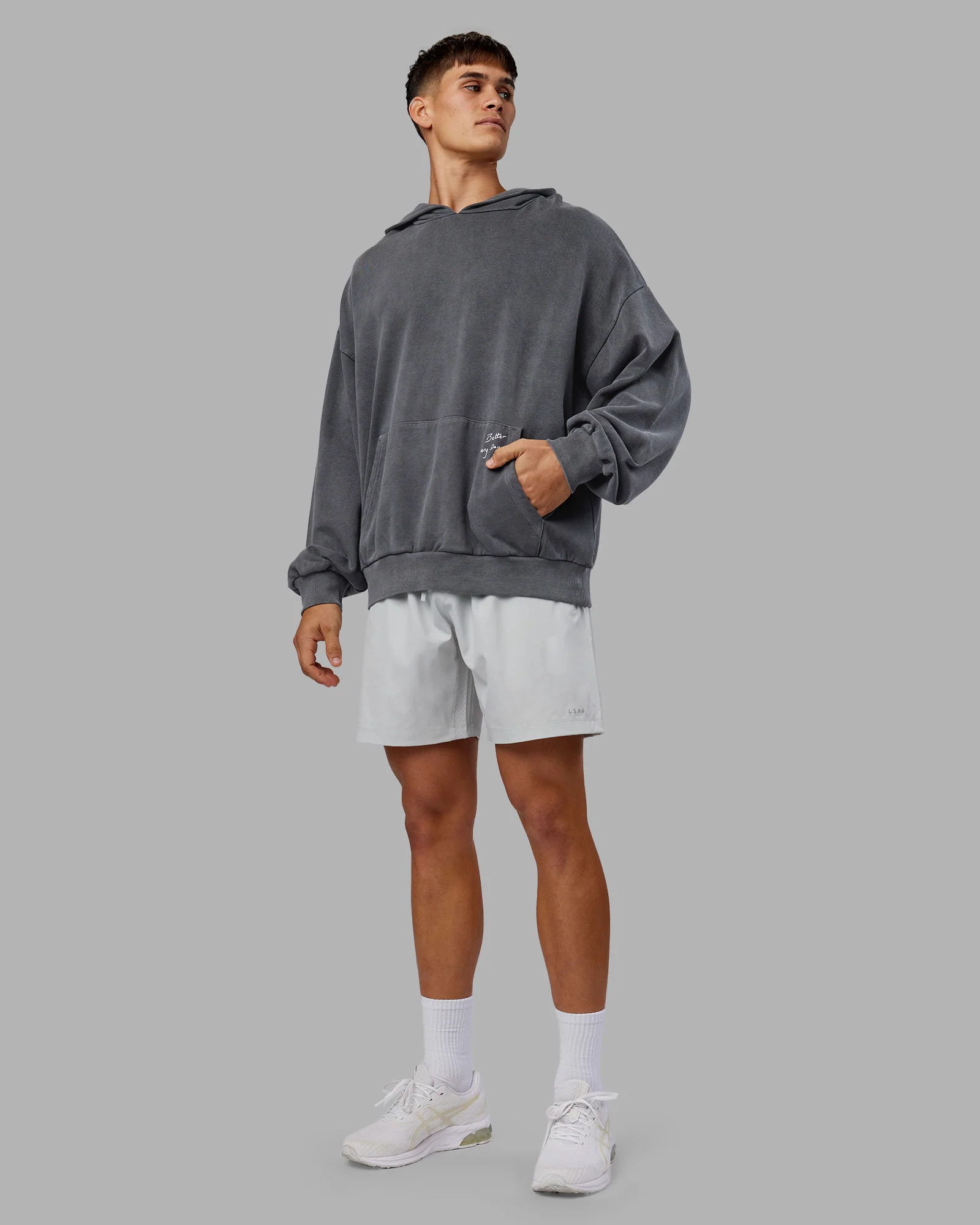 ETJ Values Washed Oversize Hoodie - Dark Storm-Light Bubblegum 5 ETJ Values Washed Oversize Hoodie - Dark Storm-Light Bubblegum