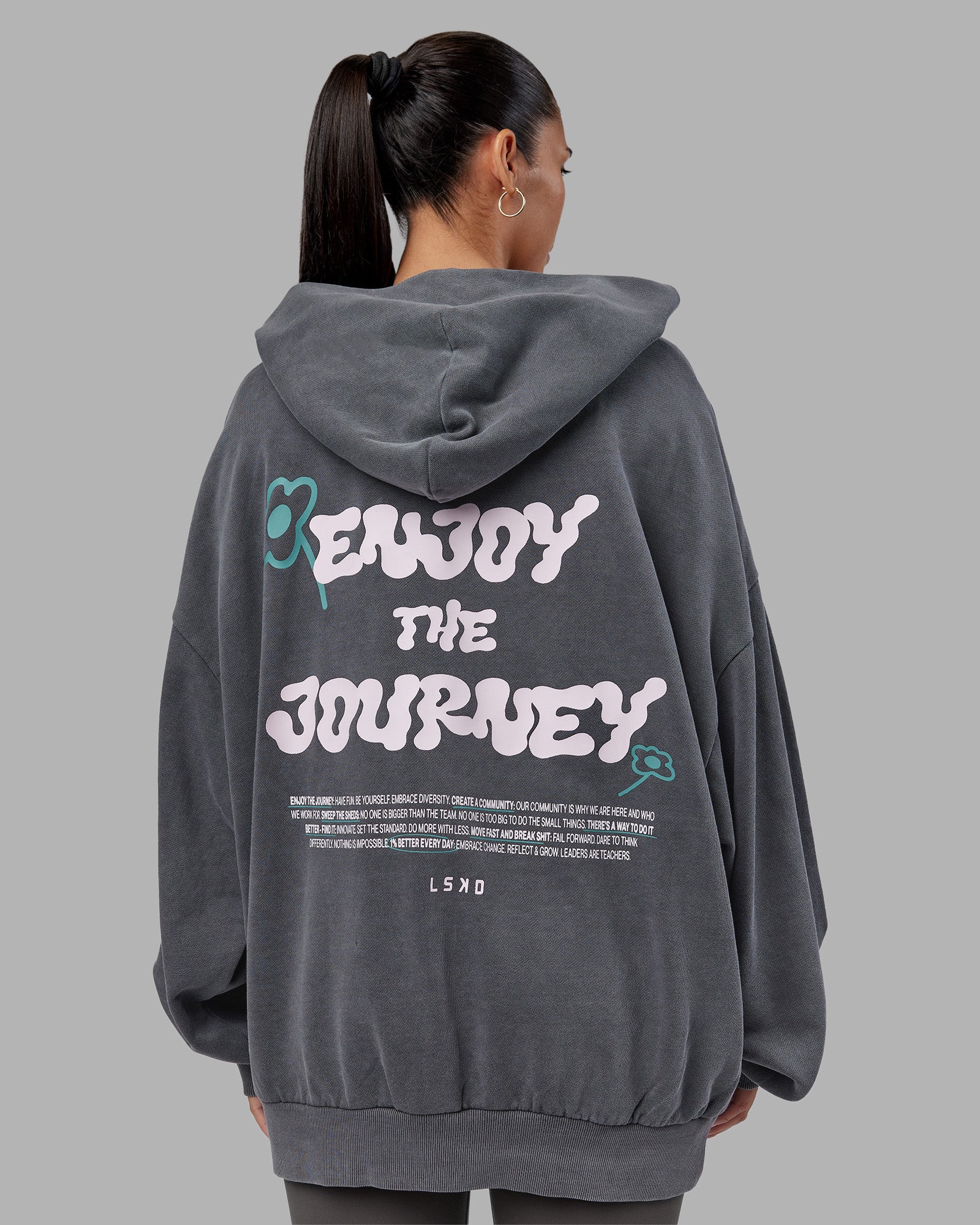 ETJ Values Washed Oversize Hoodie - Dark Storm-Light Bubblegum 7 ETJ Values Washed Oversize Hoodie - Dark Storm-Light Bubblegum