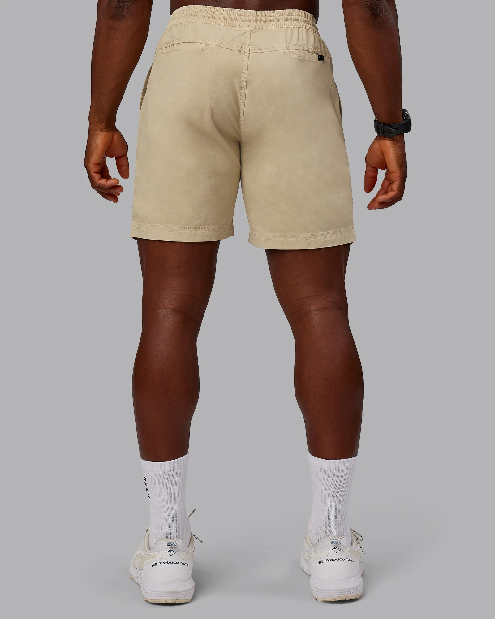 Washed Daily Short 7" - Pale Khaki 4 Washed Daily Short 7" - Pale Khaki