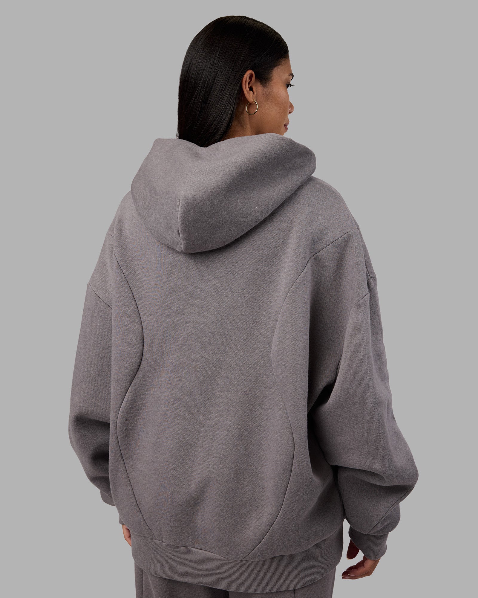 Stream Oversized Panel Zip Hoodie - Storm Front 8 Stream Oversized Panel Zip Hoodie - Storm Front