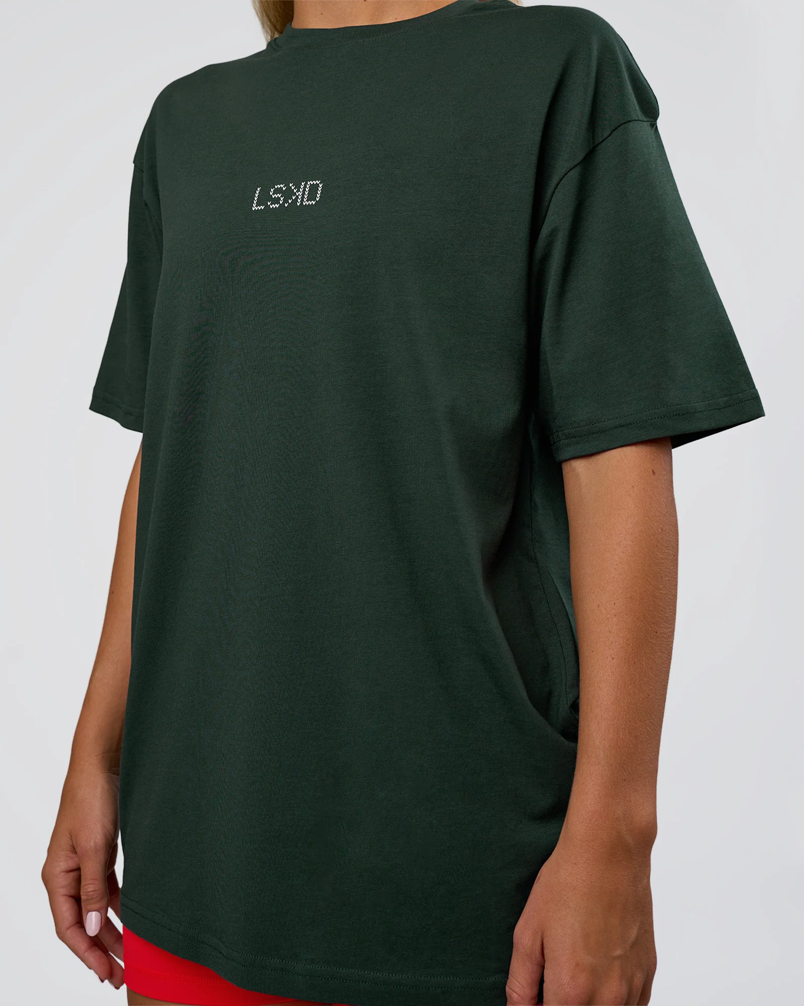 Merry Journey FLXCotton Oversized Tee - Vital Green-White 10 Merry Journey FLXCotton Oversized Tee - Vital Green-White