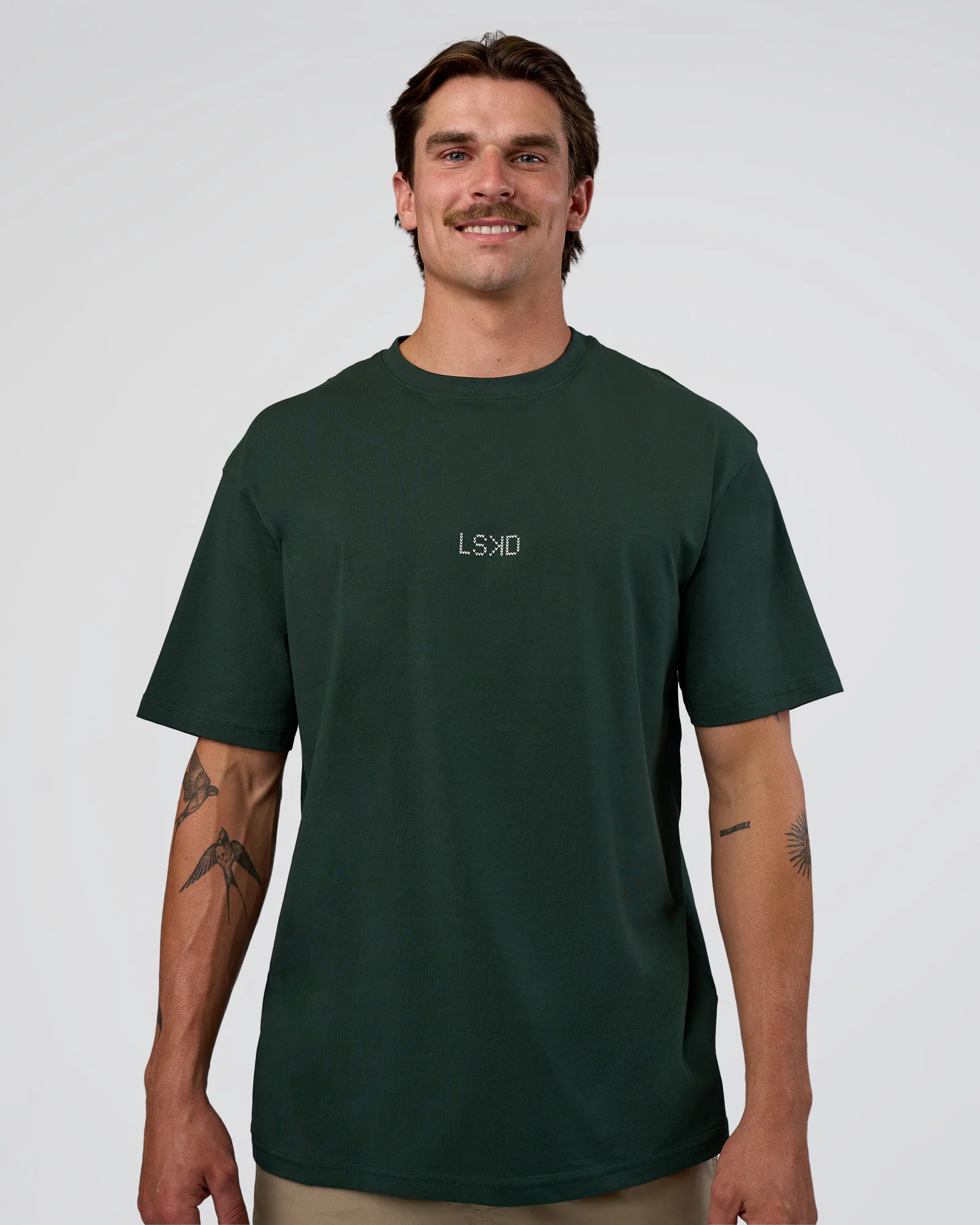 Merry Journey FLXCotton Oversized Tee - Vital Green-White 3 Merry Journey FLXCotton Oversized Tee - Vital Green-White
