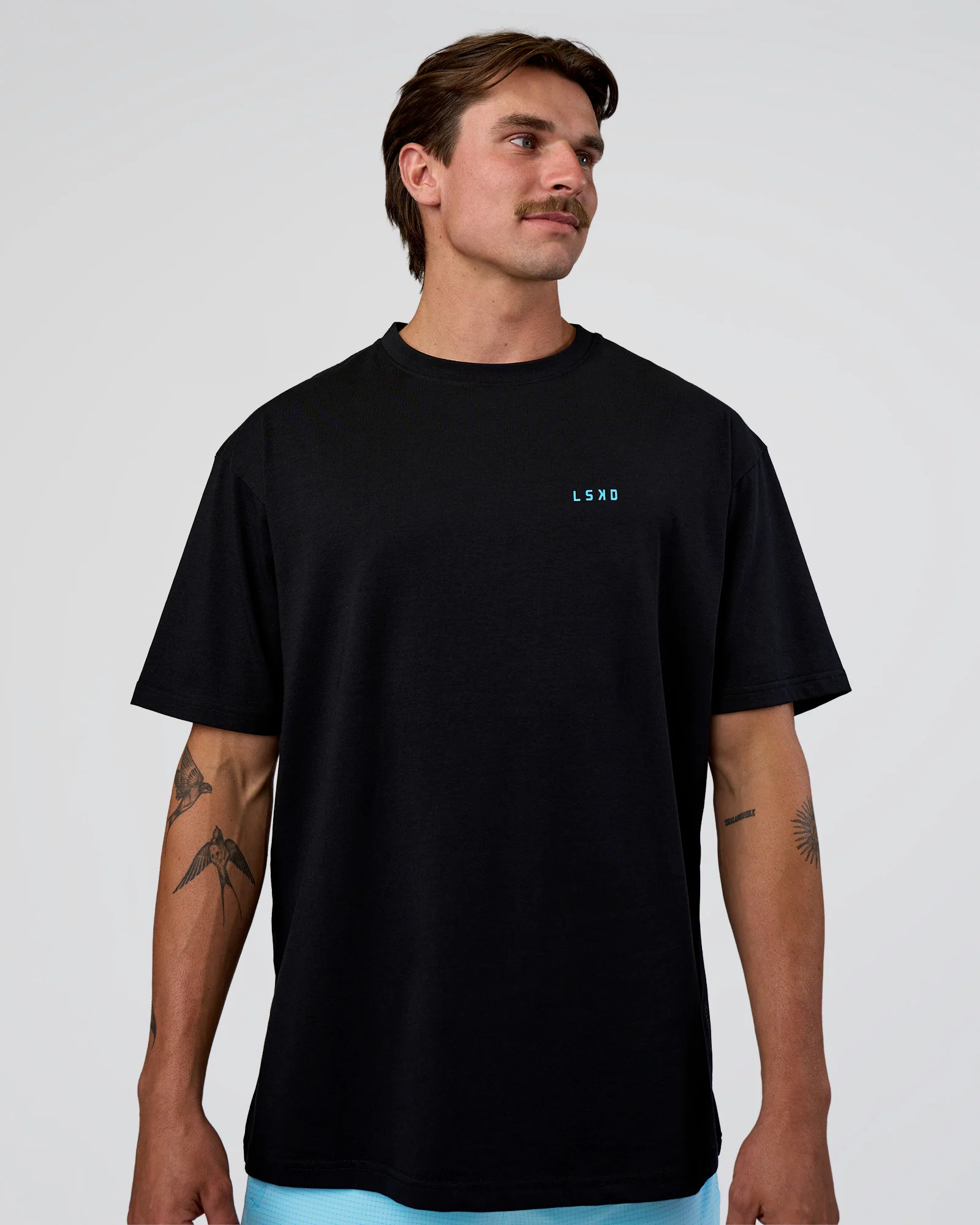 Unfit Club FLXCotton Oversized Tee - Black-White 3 Unfit Club FLXCotton Oversized Tee - Black-White
