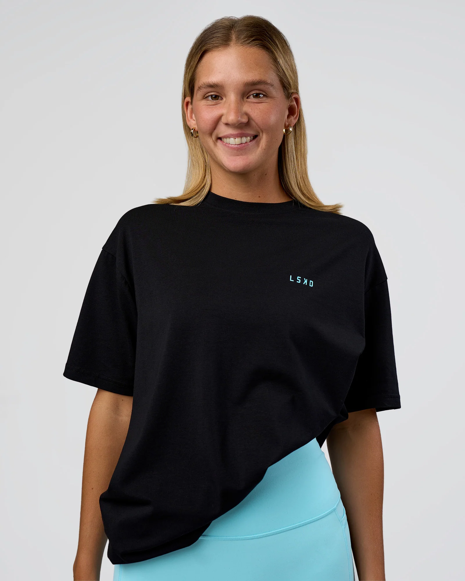 Unfit Club FLXCotton Oversized Tee - Black-White 5 Unfit Club FLXCotton Oversized Tee - Black-White