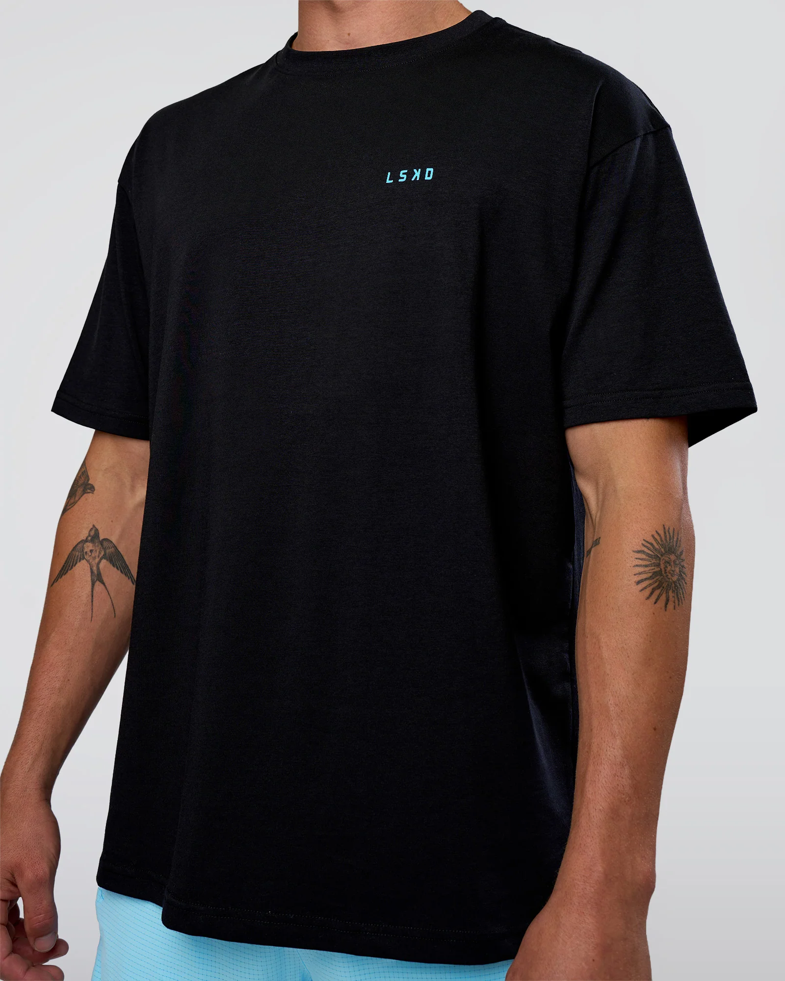 Unfit Club FLXCotton Oversized Tee - Black-White 8 Unfit Club FLXCotton Oversized Tee - Black-White