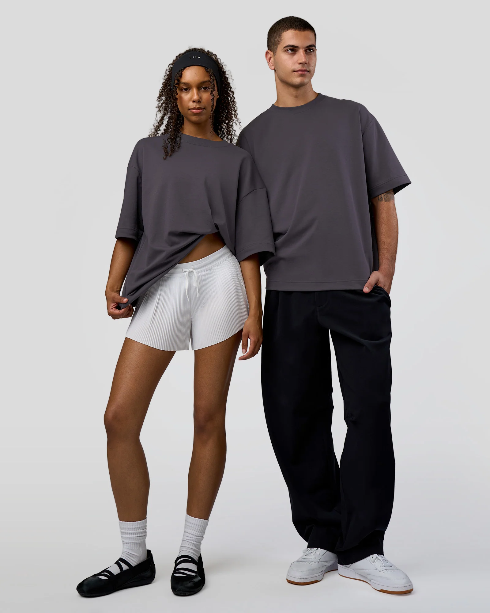 AfterDark ZeroCrease Oversized Tee - Dark Storm