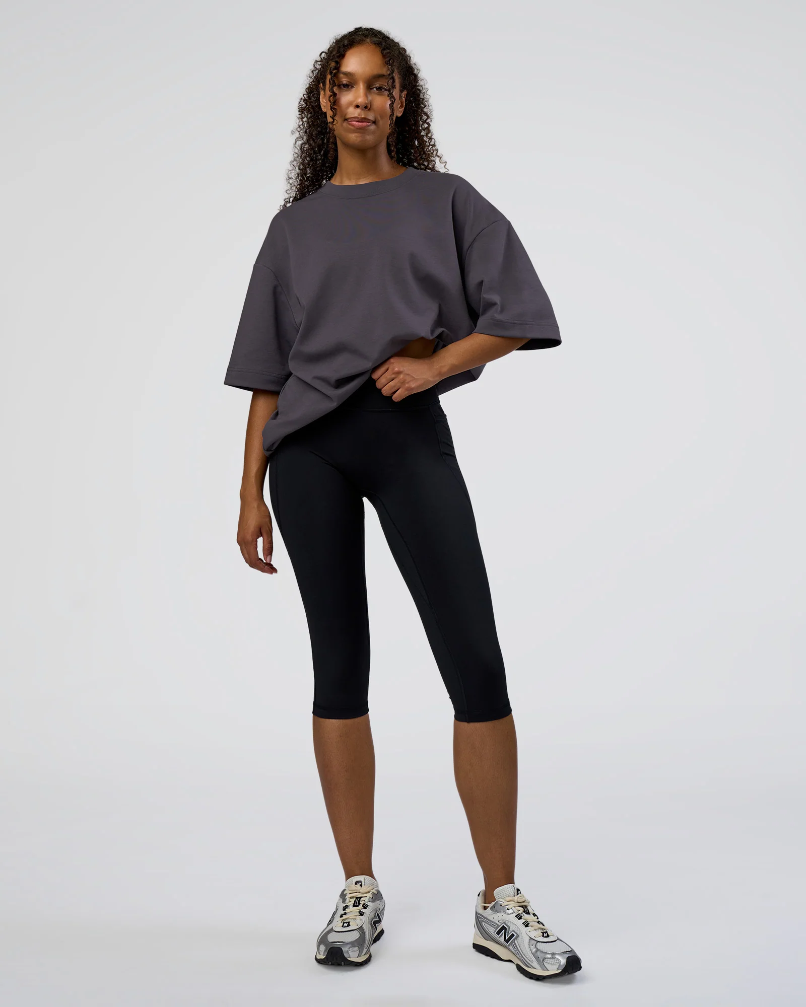 AfterDark ZeroCrease Oversized Tee - Dark Storm