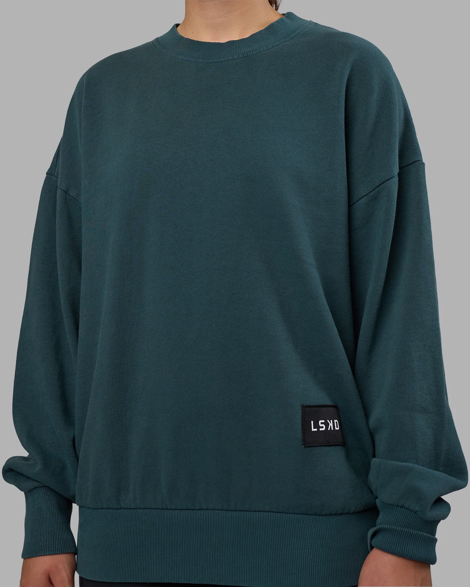 Segmented Oversized Sweater - Abyssal 10 Segmented Oversized Sweater - Abyssal