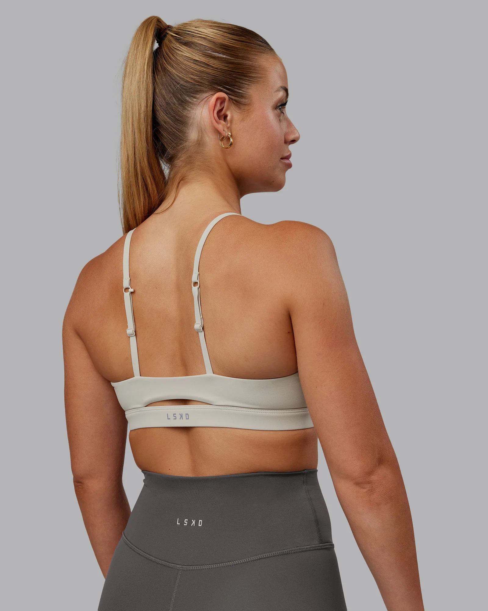 Essence Sports Bra - Shale Beige 2 Essence Sports Bra - Shale Beige