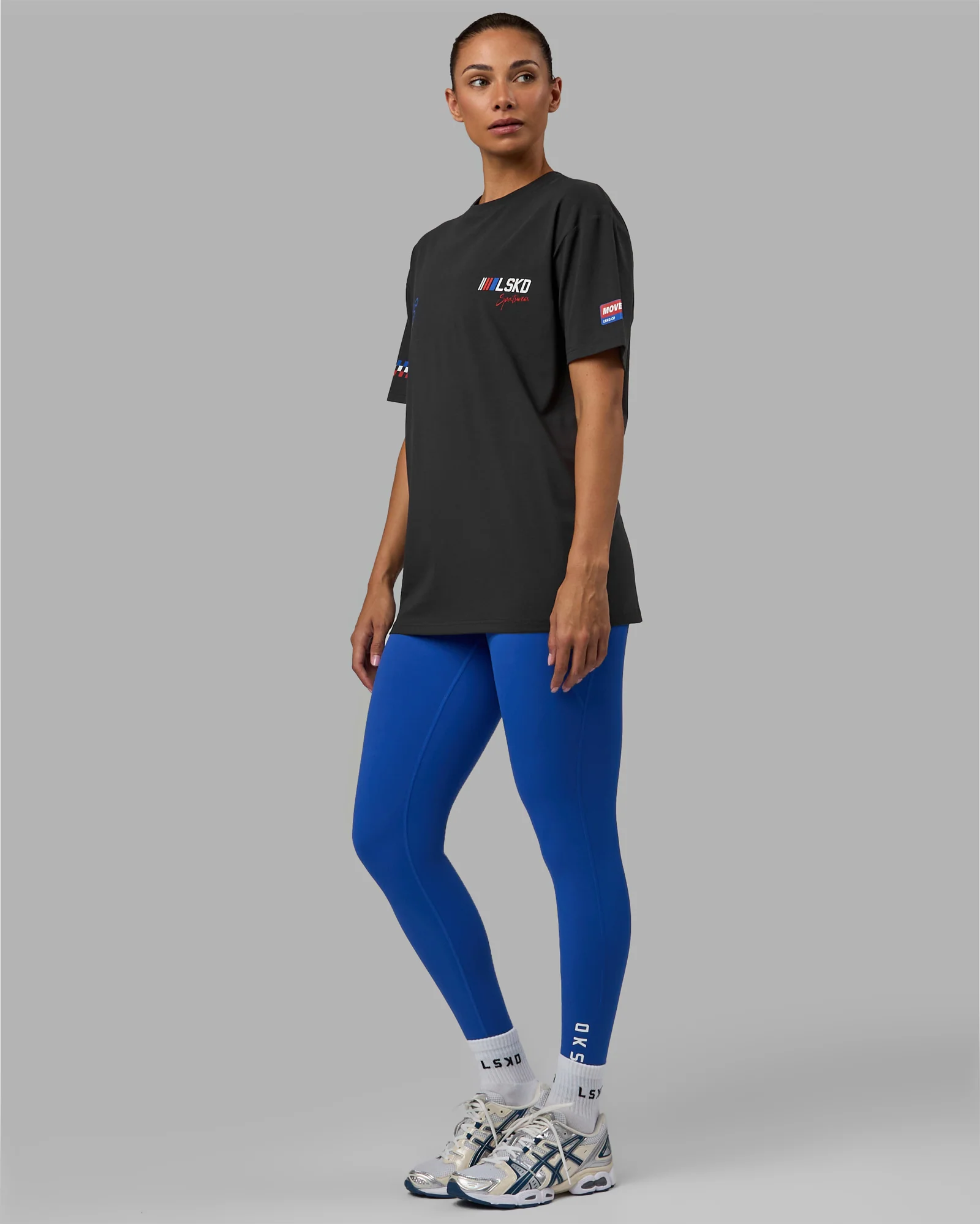 Redline FLXCotton Tee Oversize - Phantom-White