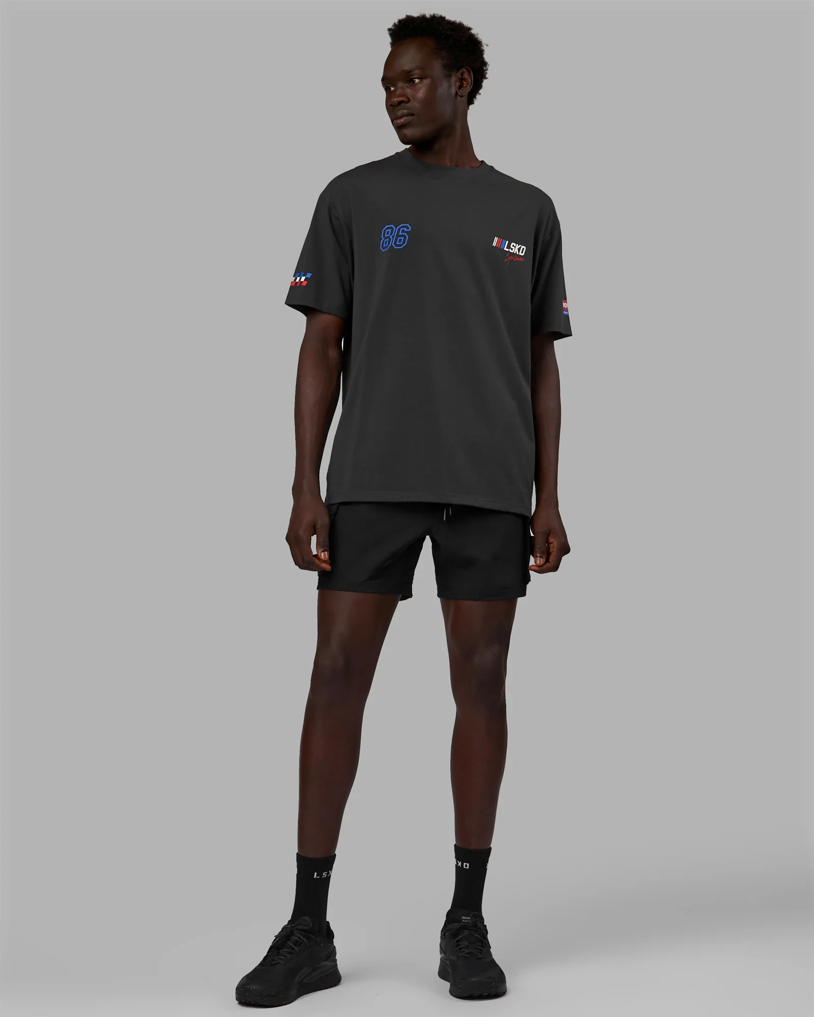Redline FLXCotton Tee Oversize - Phantom-White