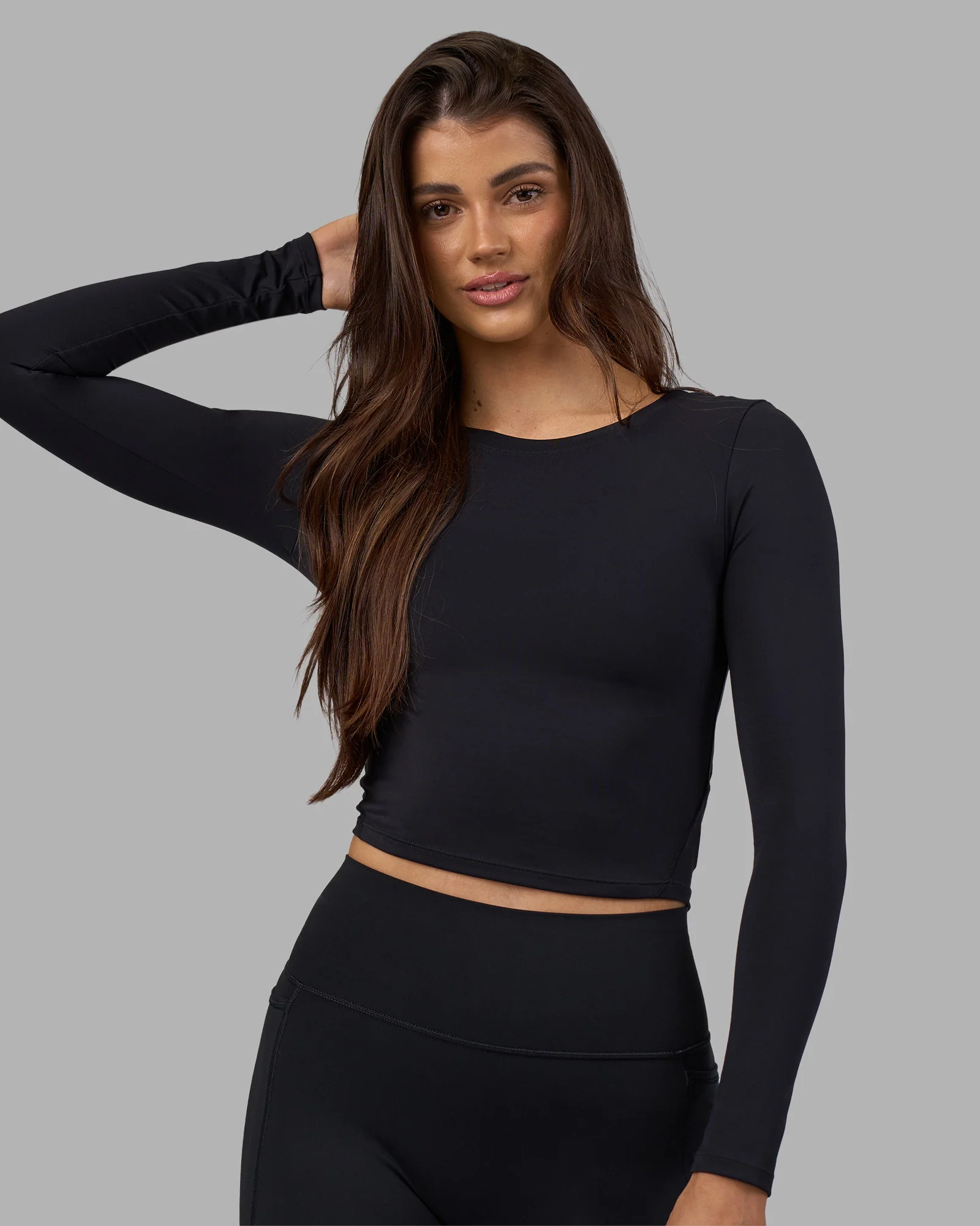 Effortless Long Sleeve Top - Black 8 Effortless Long Sleeve Top - Black