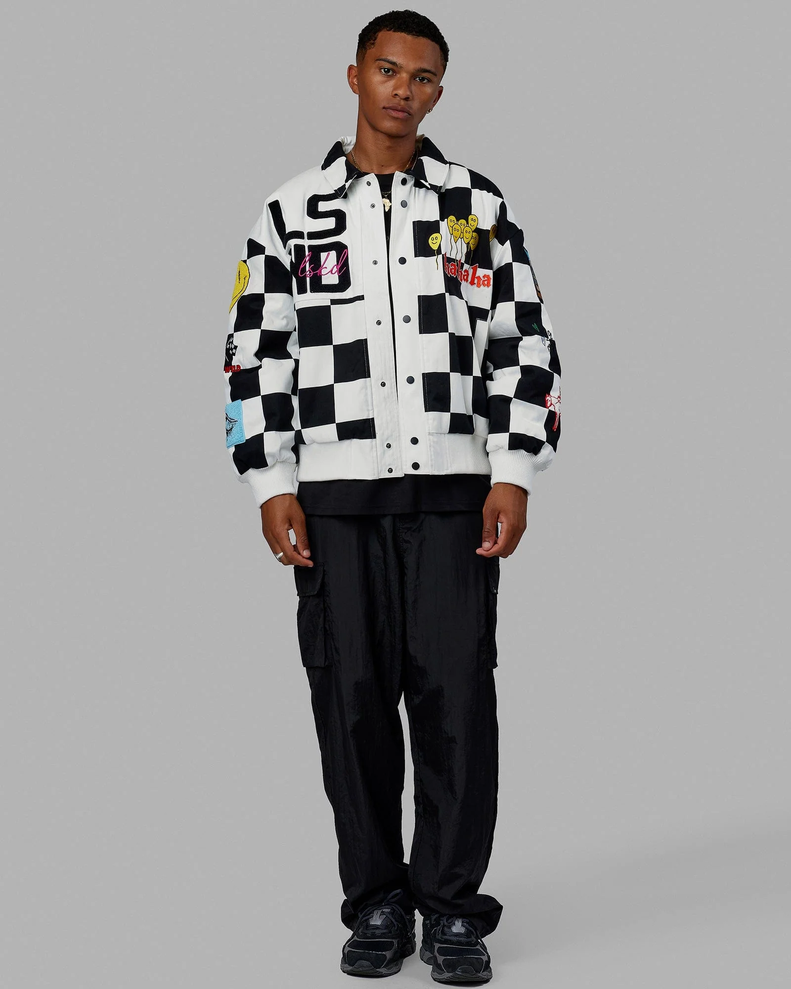 Unisex Kyle LeBlanc x LSKD Jacket - Black-White 10 Unisex Kyle LeBlanc x LSKD Jacket - Black-White