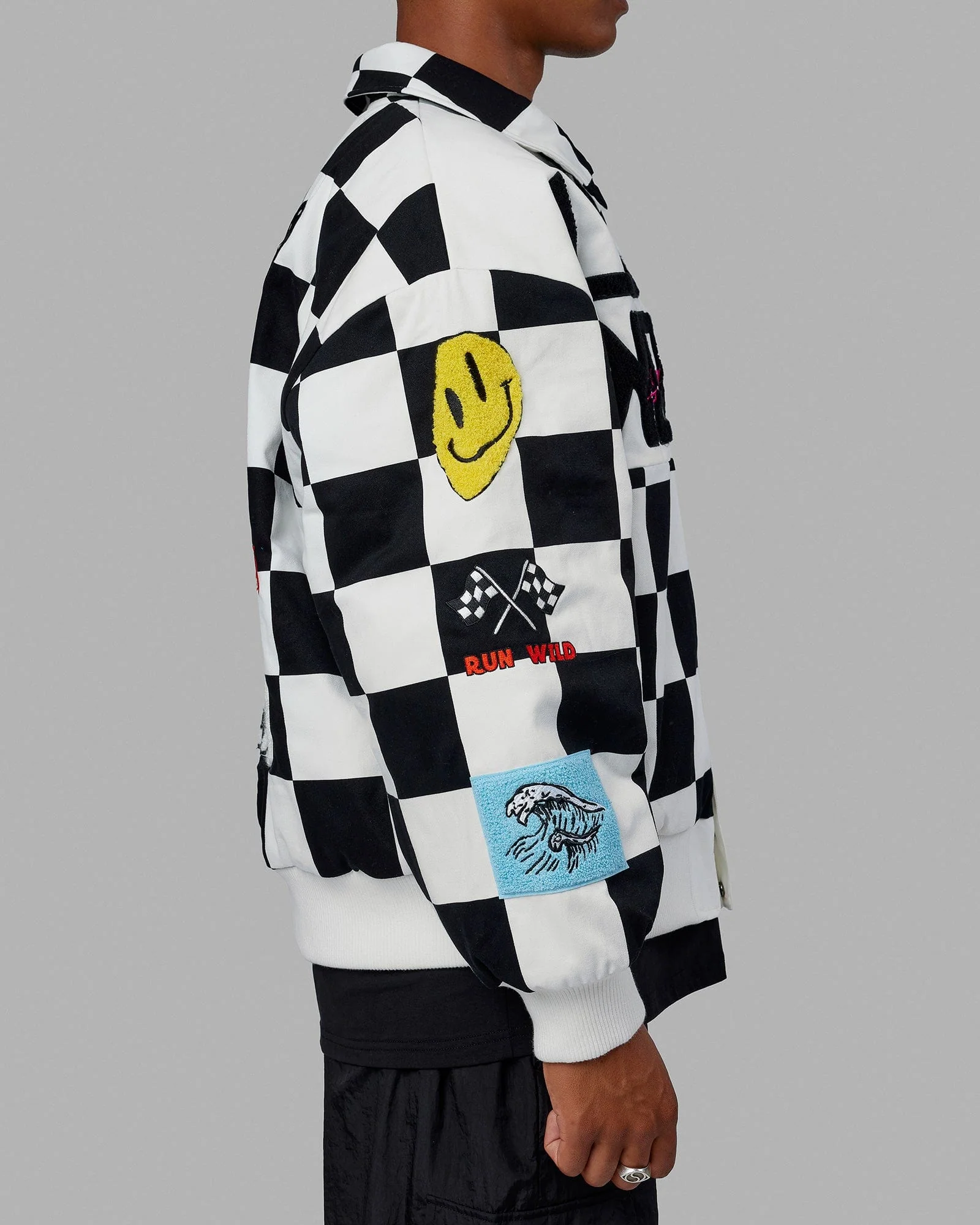 Unisex Kyle LeBlanc x LSKD Jacket - Black-White 5 Unisex Kyle LeBlanc x LSKD Jacket - Black-White