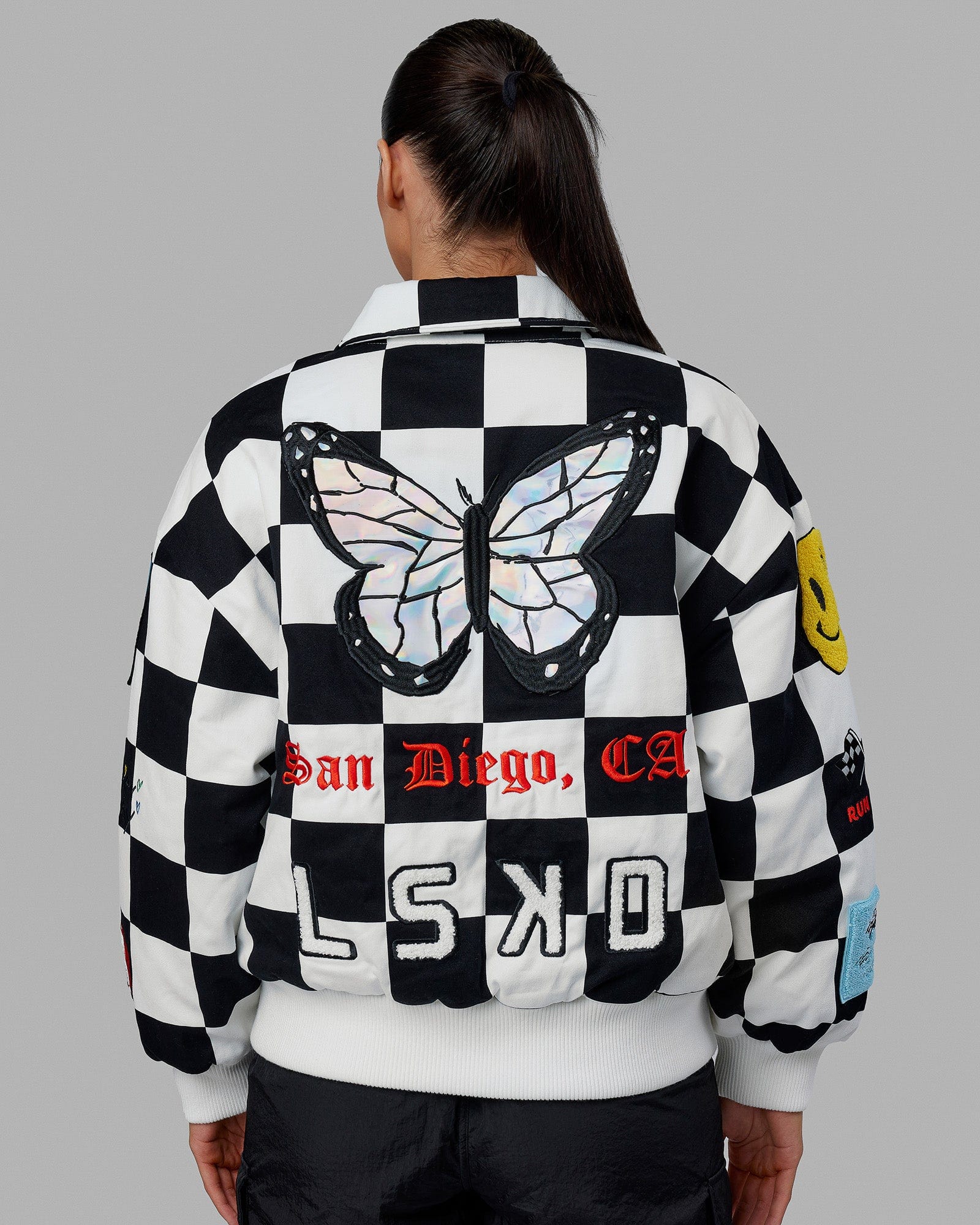 Unisex Kyle LeBlanc x LSKD Jacket - Black-White 6 Unisex Kyle LeBlanc x LSKD Jacket - Black-White