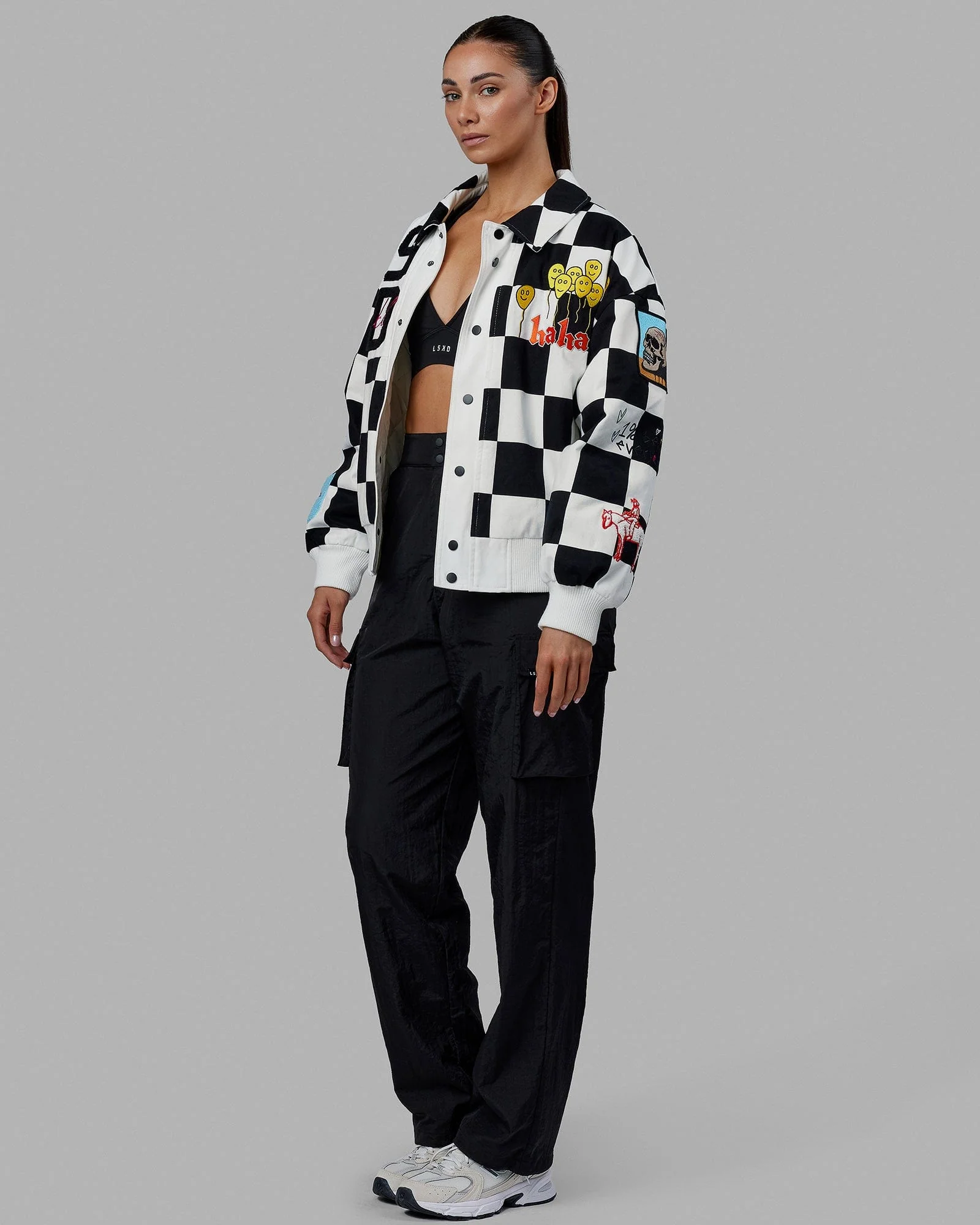 Unisex Kyle LeBlanc x LSKD Jacket - Black-White 9 Unisex Kyle LeBlanc x LSKD Jacket - Black-White