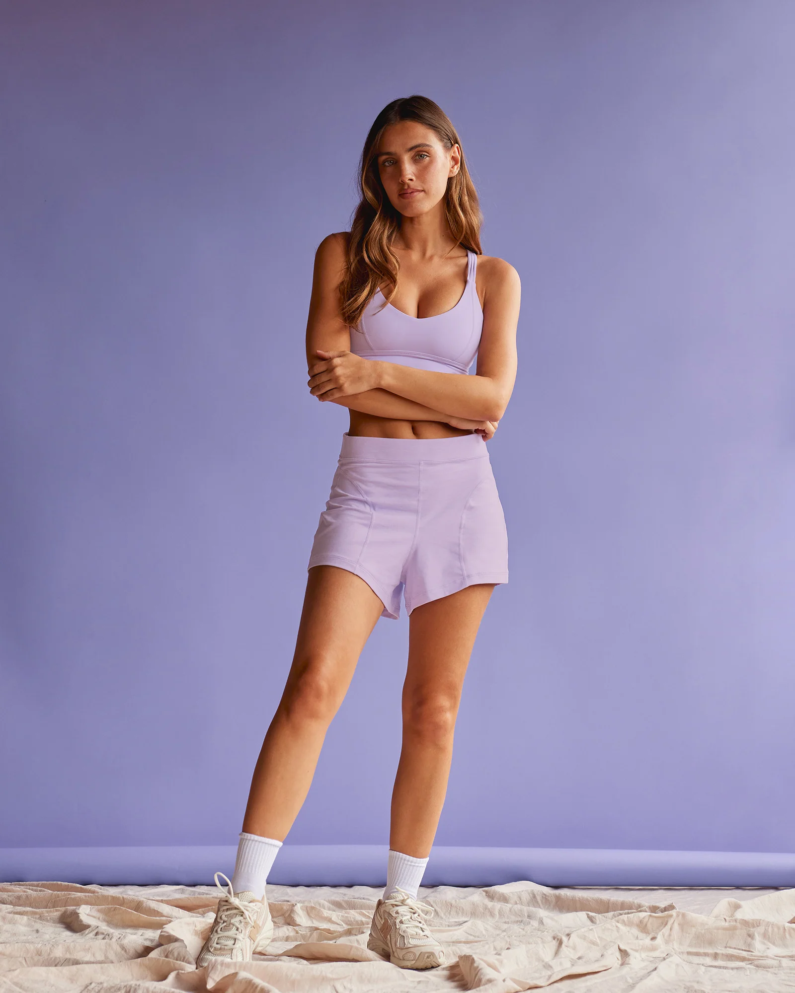 Movement CloudFLX 3" Short - Orchid Bloom Marl