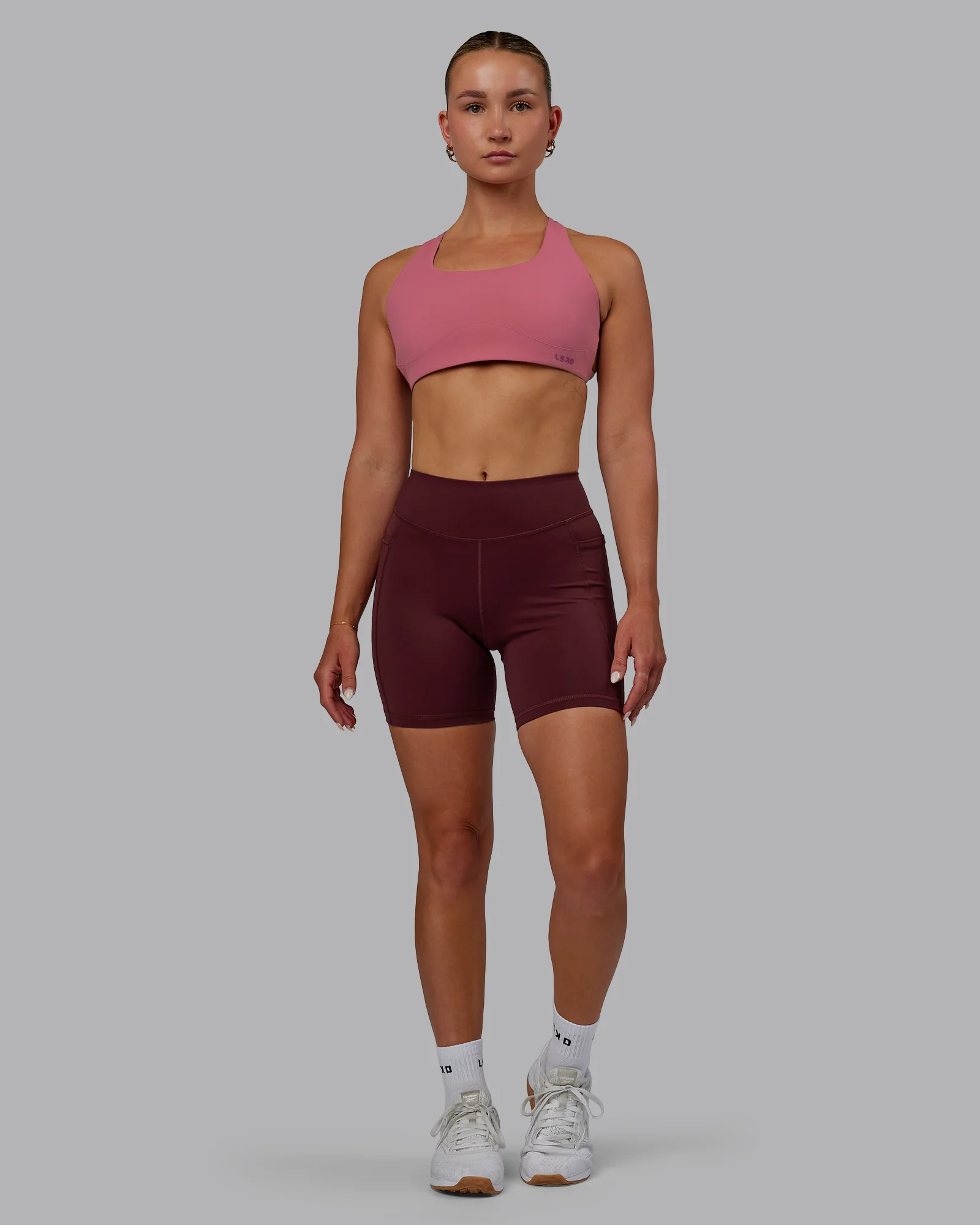 Elite High-Rise 6" Short Pockets - Dark Cherry 8 Elite High-Rise 6" Short Pockets - Dark Cherry