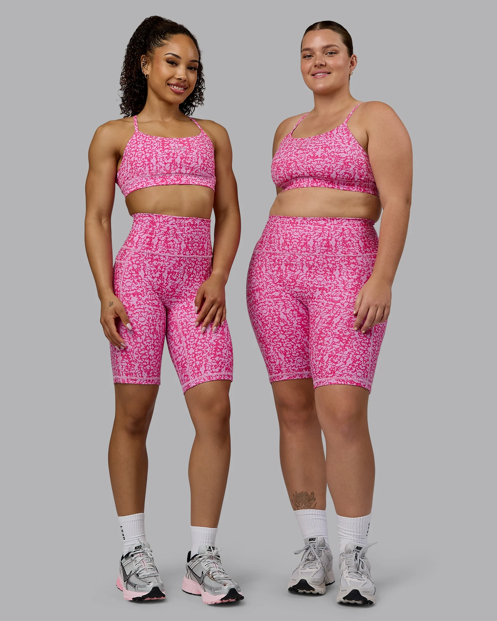 Fusion Ultra High-Rise 9" Short Pockets - Patina-Ultra Pink