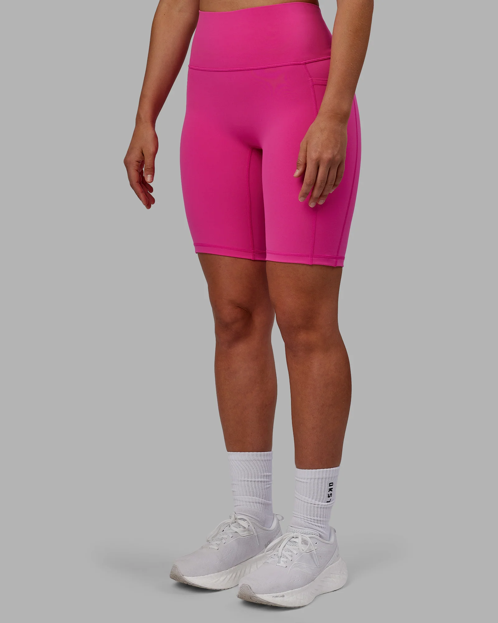 Fusion Ultra High-Rise 9" Short Pockets - Fuchsia Pink 6 Fusion Ultra High-Rise 9" Short Pockets - Fuchsia Pink