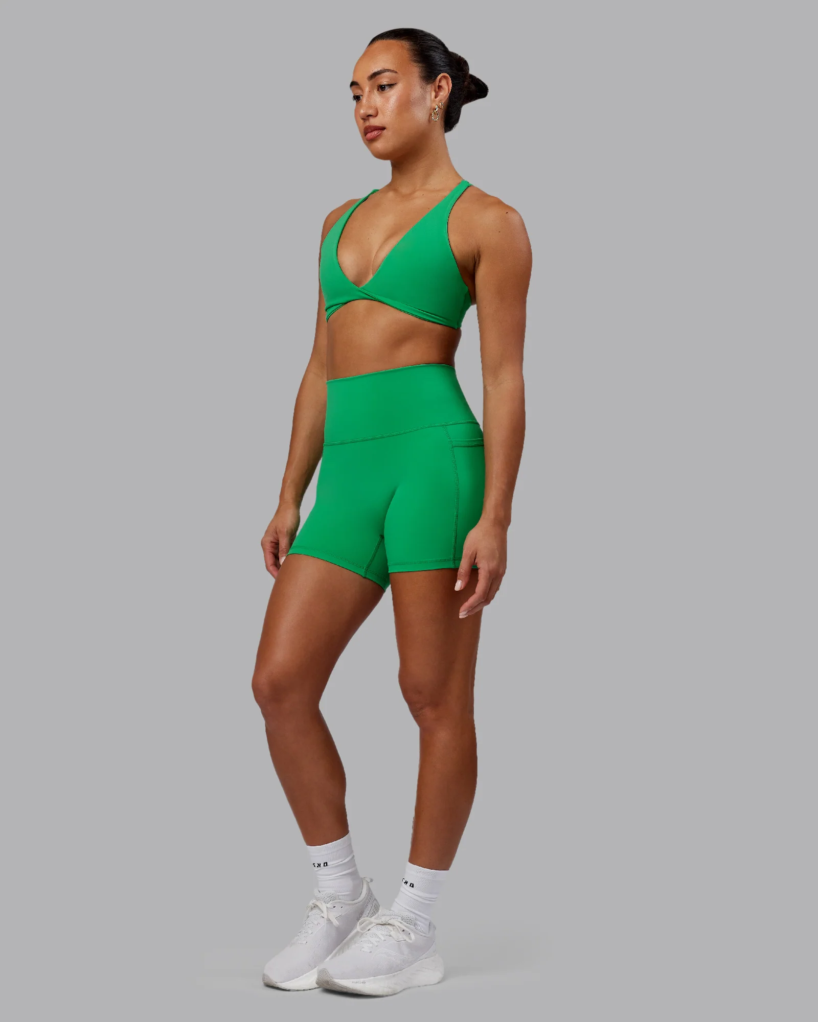 Fusion Ultra High-Rise 4" Short Pockets - Impact Green