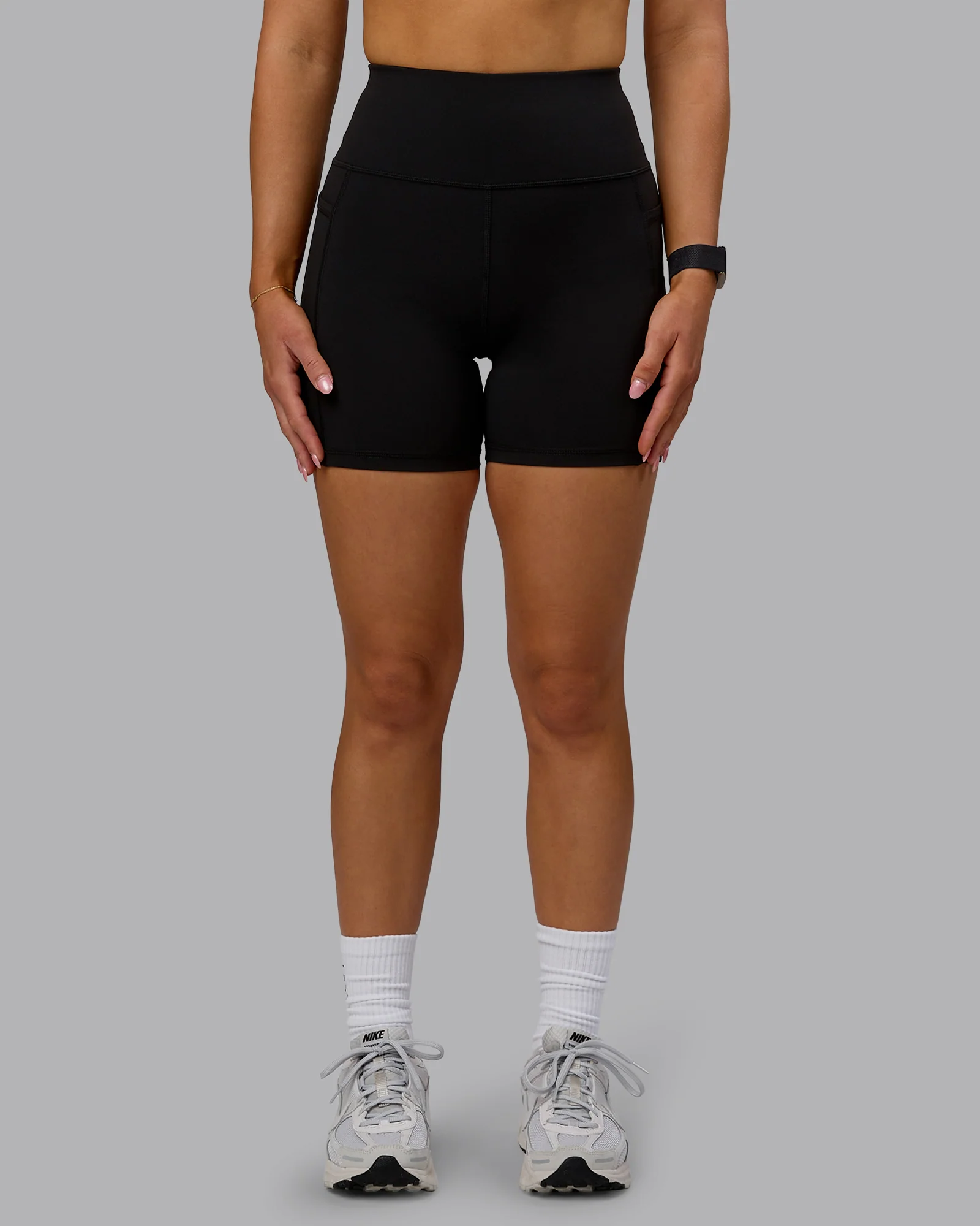Rep Ultra High-Rise 6" Short Pockets - Black-Lemon