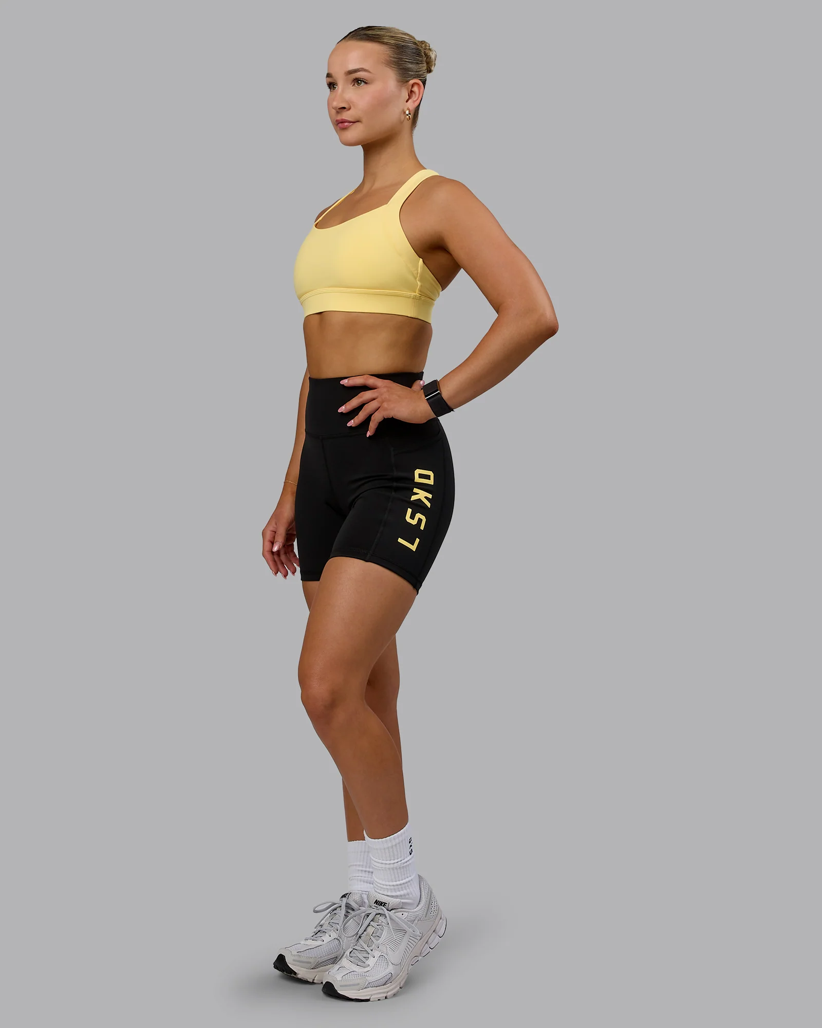 Rep Ultra High-Rise 6" Short Pockets - Black-Lemon