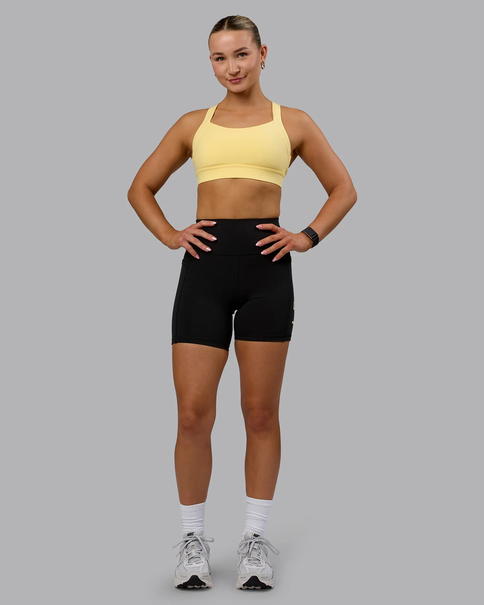 Rep Ultra High-Rise 6" Short Pockets - Black-Lemon