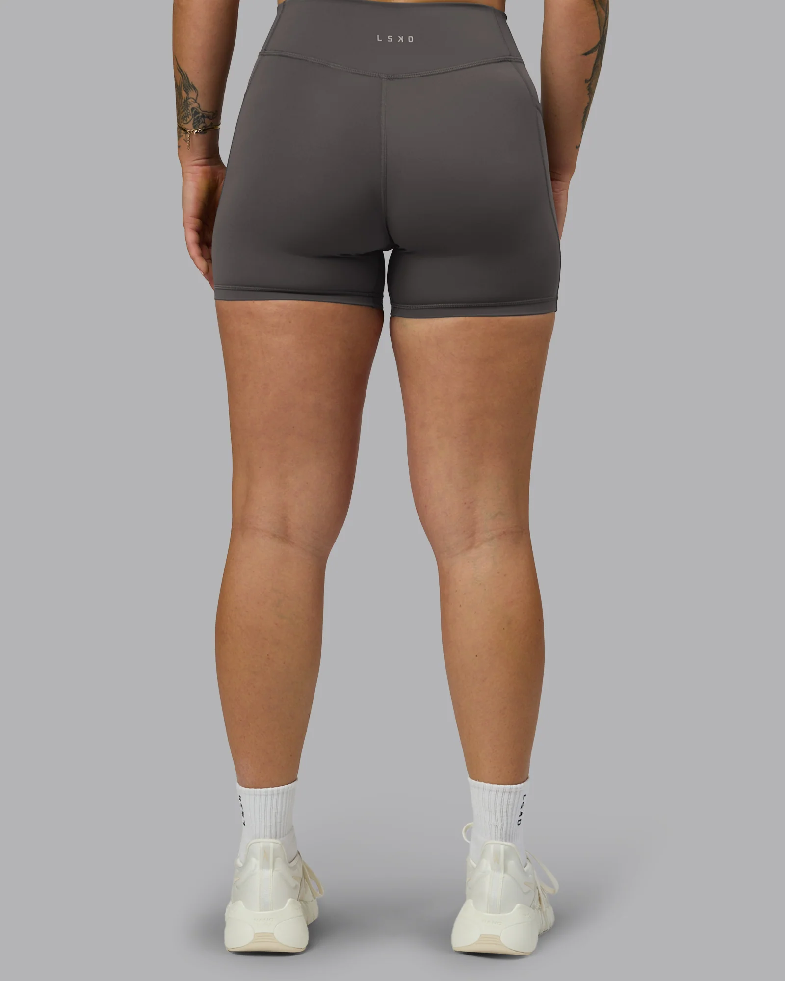 Elite High-Rise 4" Short Pockets - Dark Storm